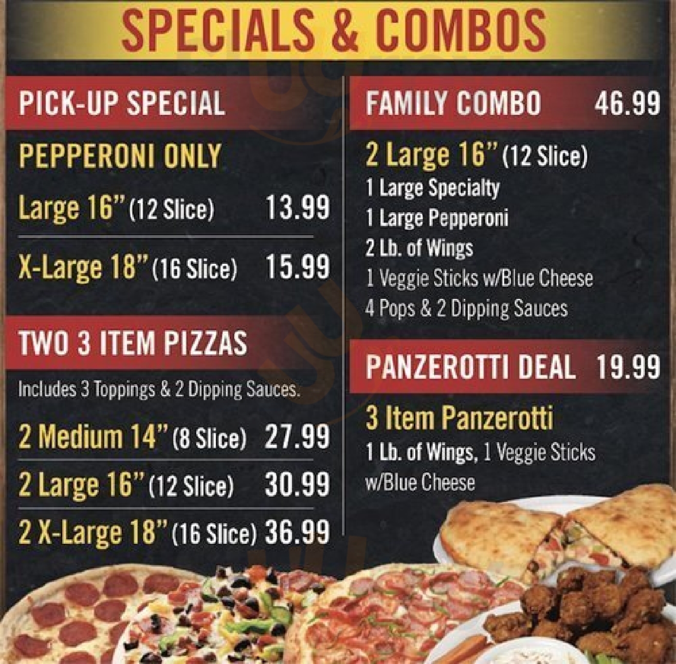 Binbrook Pizza Hamilton Menu - 1