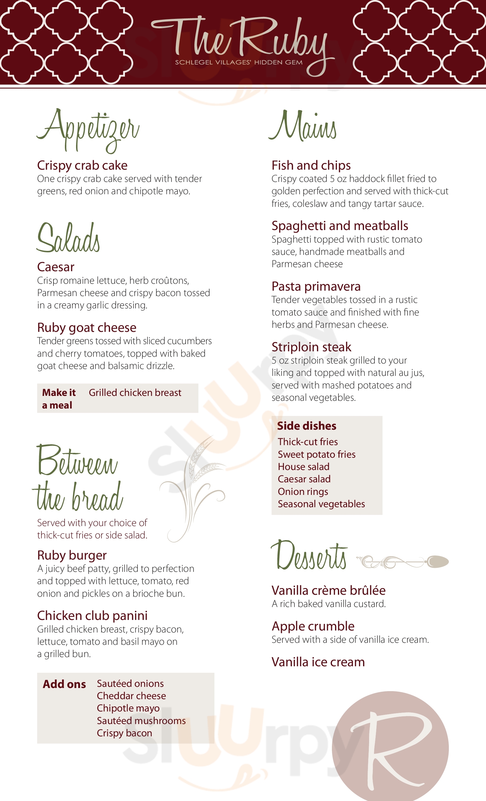 Main Menu - The Ruby