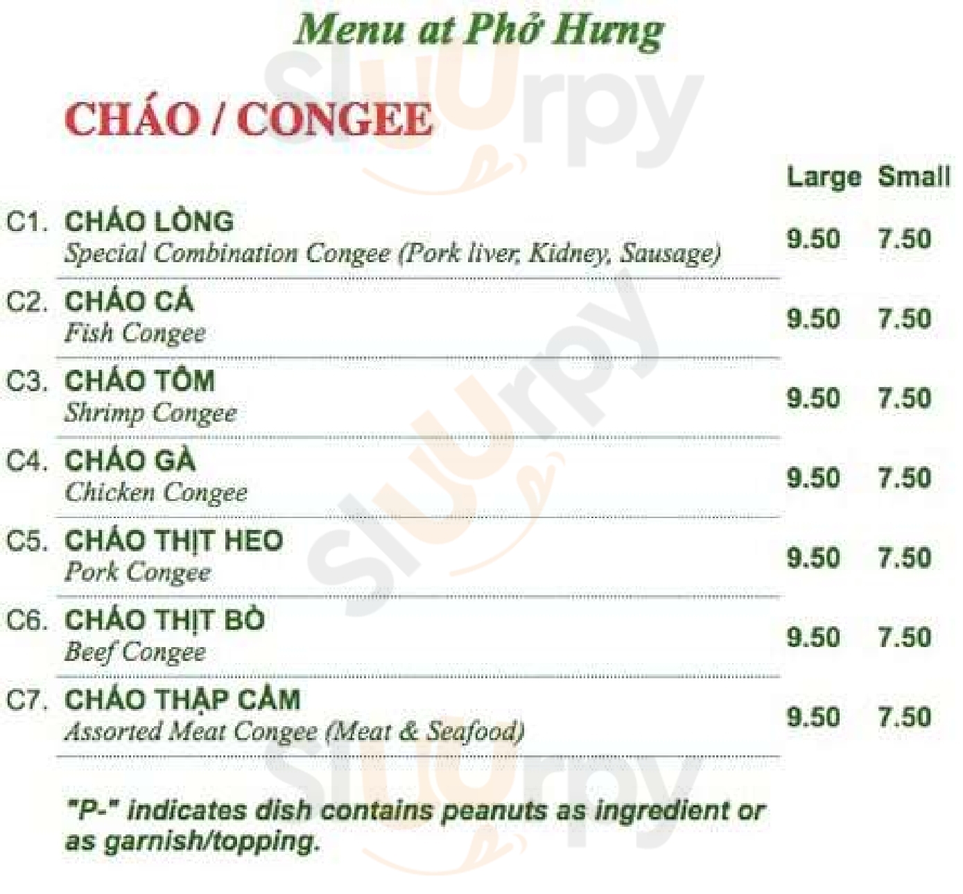 Pho Hung Vietnamese Restaurant Toronto Menu - 1