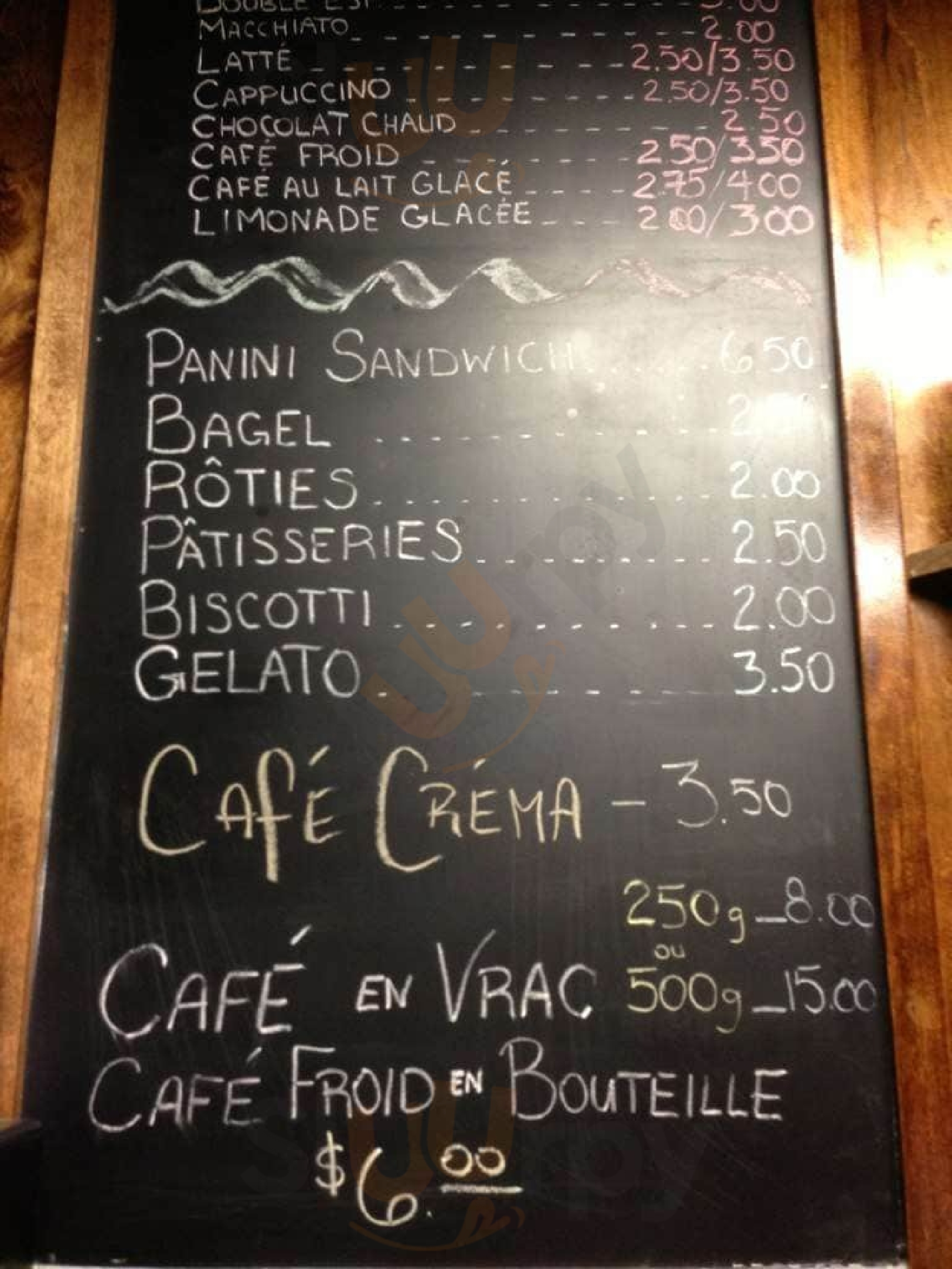 Cafe Vito Montreal Menu - 1