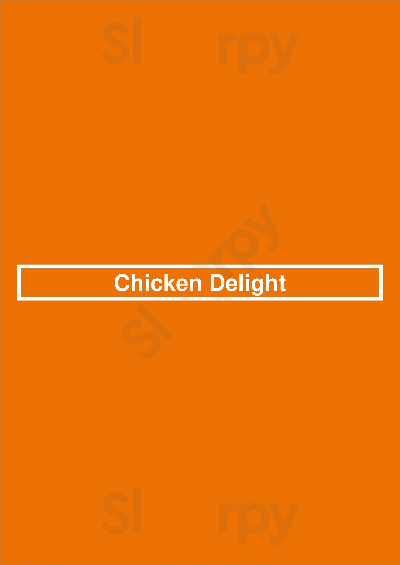 Chicken Delight Winnipeg Menu - 1