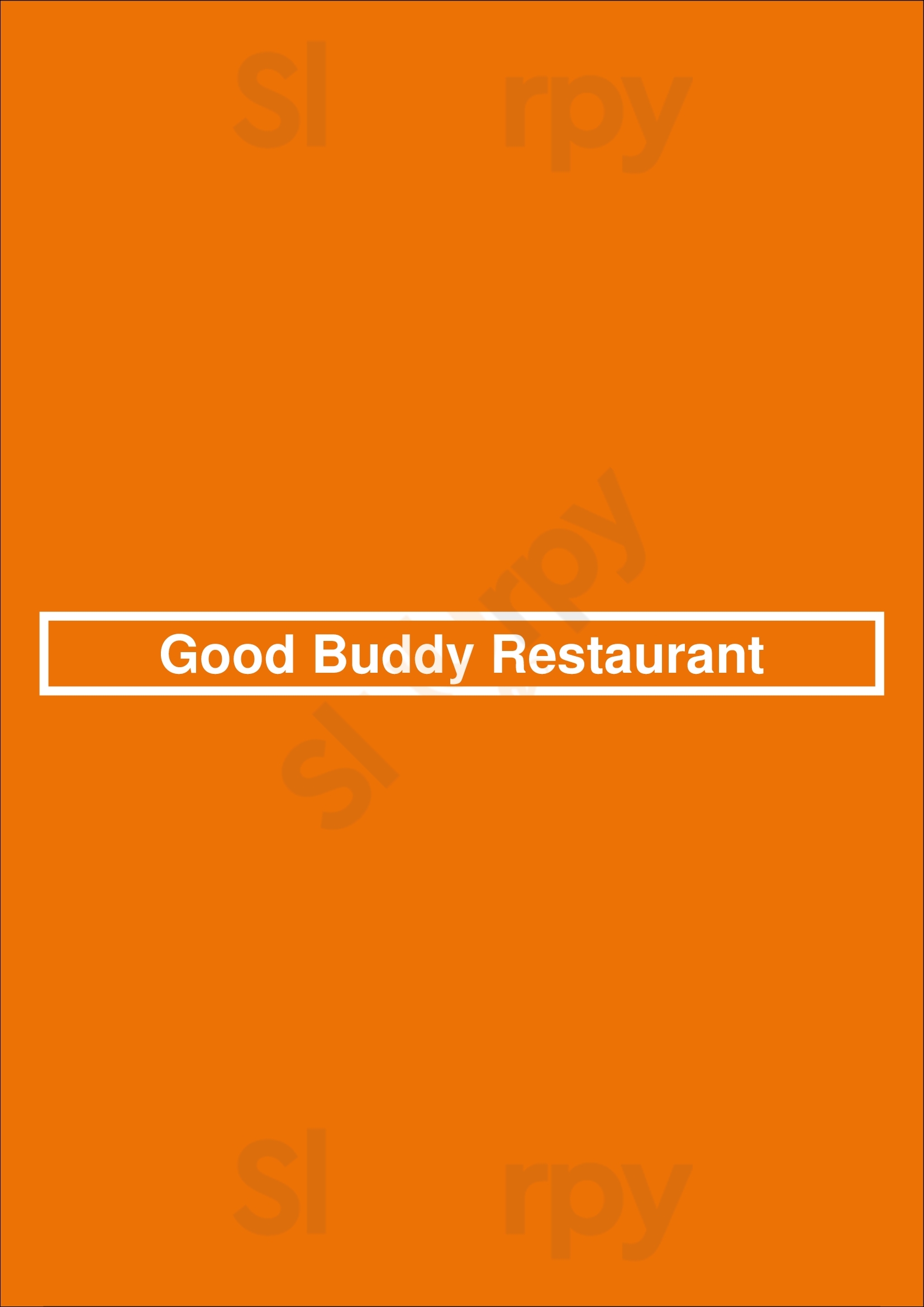 Good Buddy Restaurant Edmonton Menu - 1