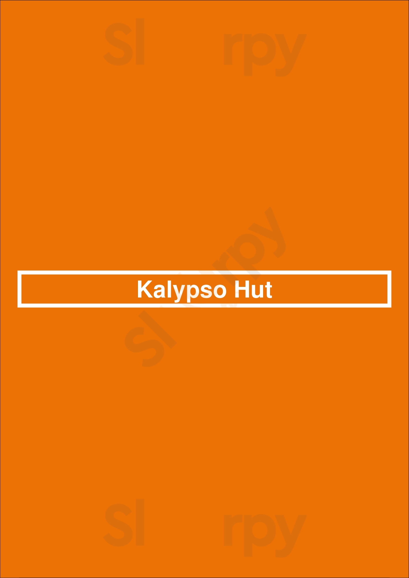 Kalypso Hut Mississauga Menu - 1