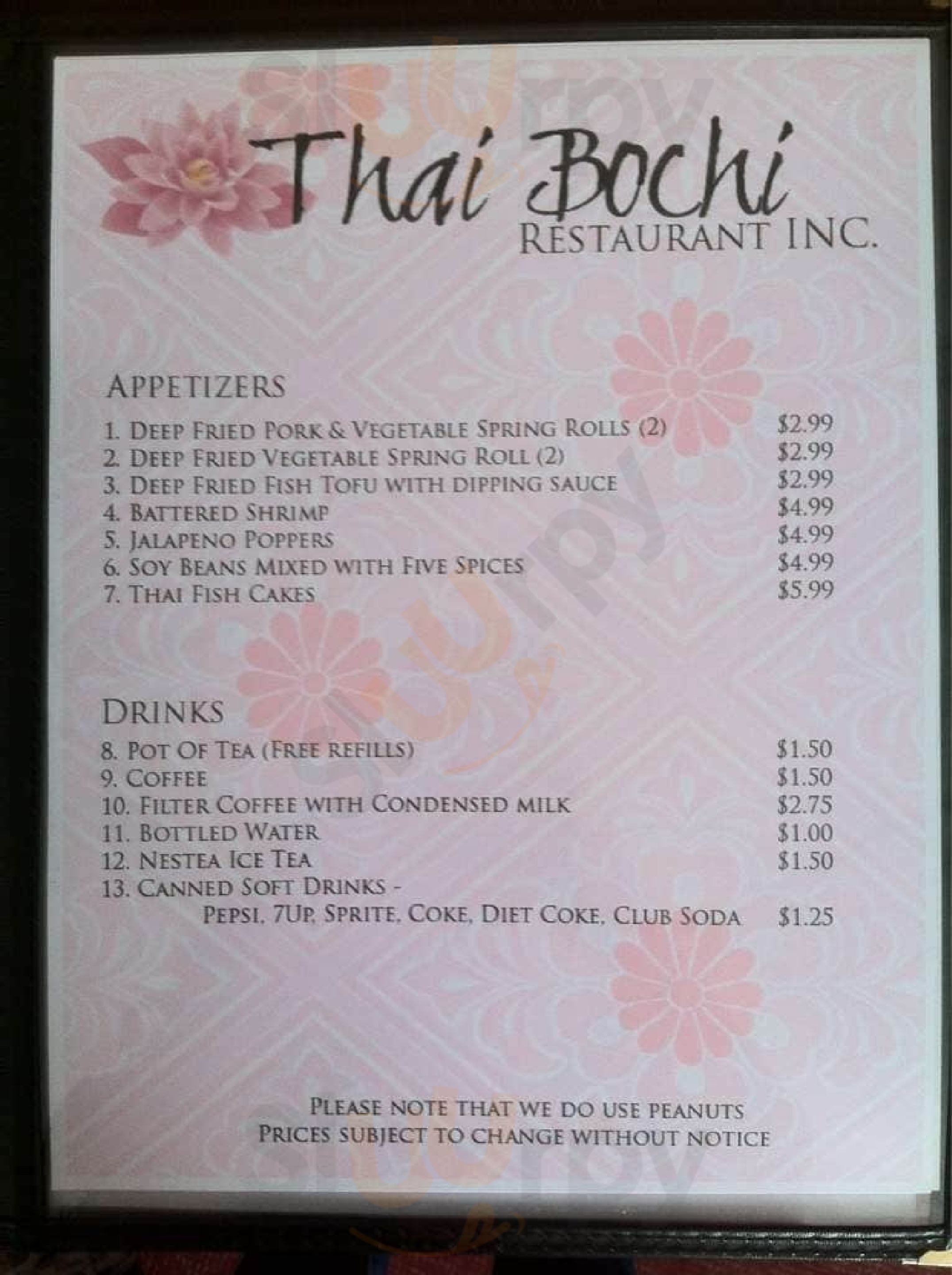 Kyu Bochi Winnipeg Menu - 1