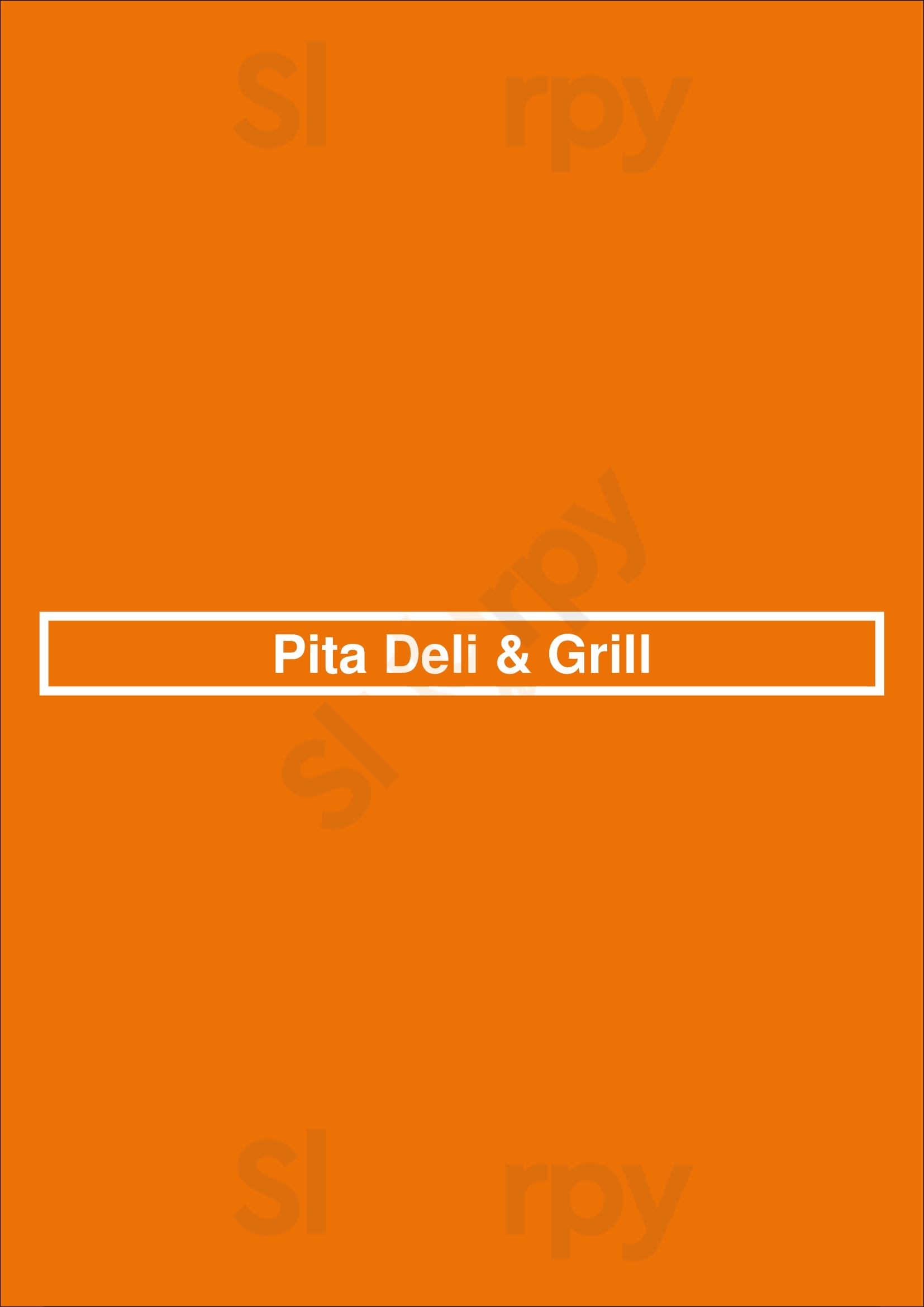 Pita Deli & Grill Oshawa Menu - 1