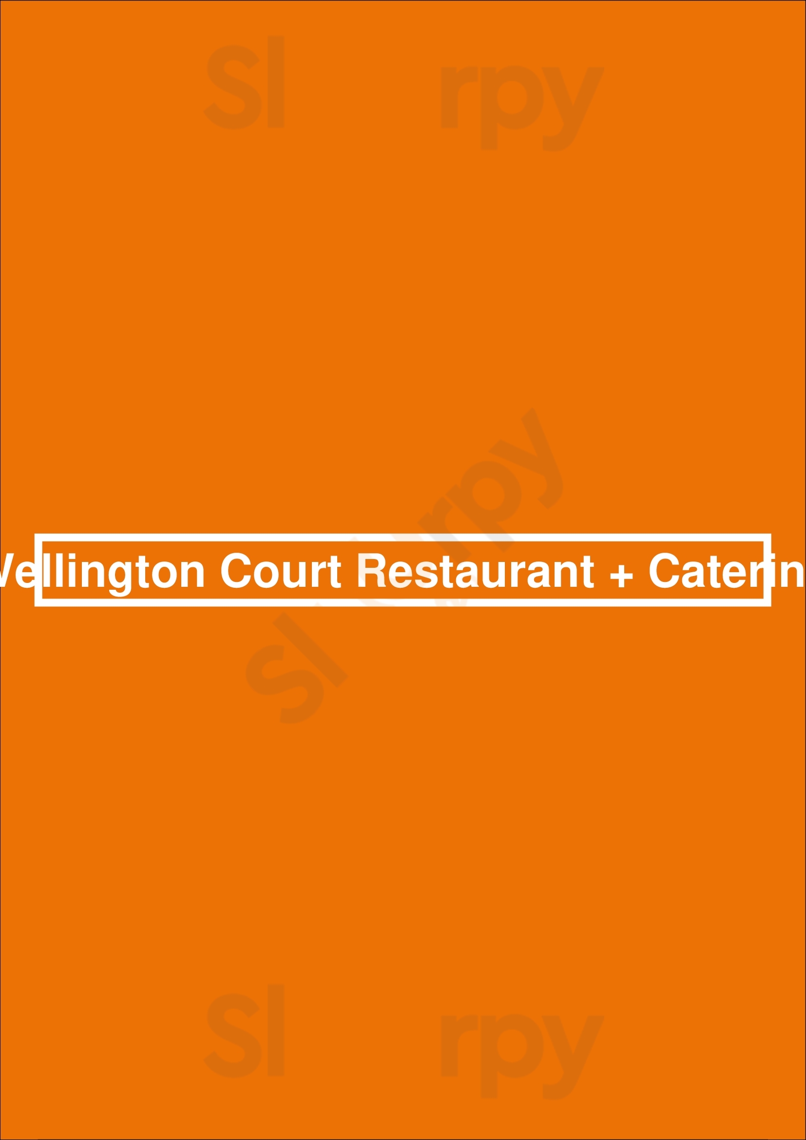 Wellington Court Restaurant + Catering St. Catharines Menu - 1