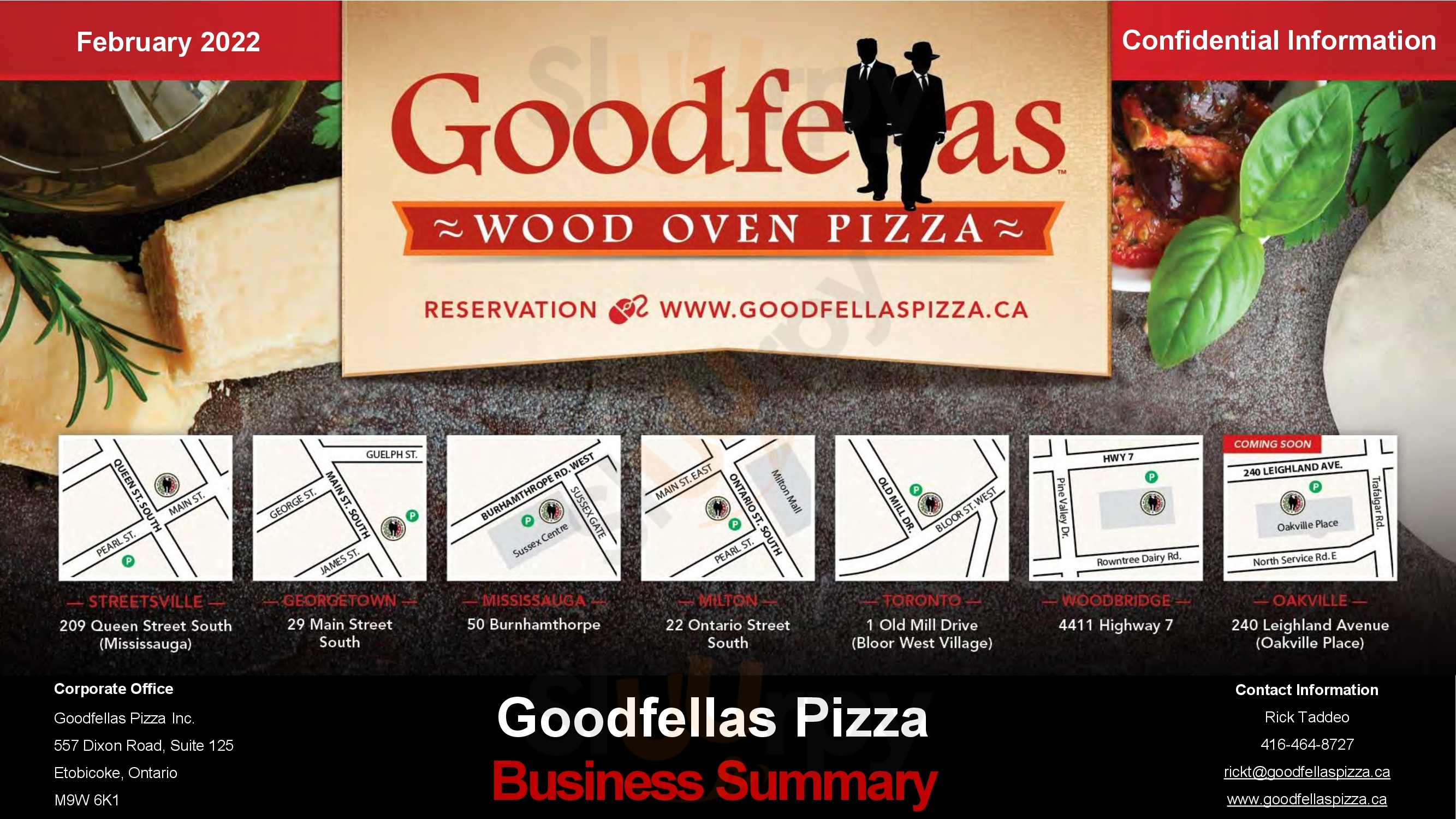 Goodfellas Wood Oven Pizza Milton Menu - 1