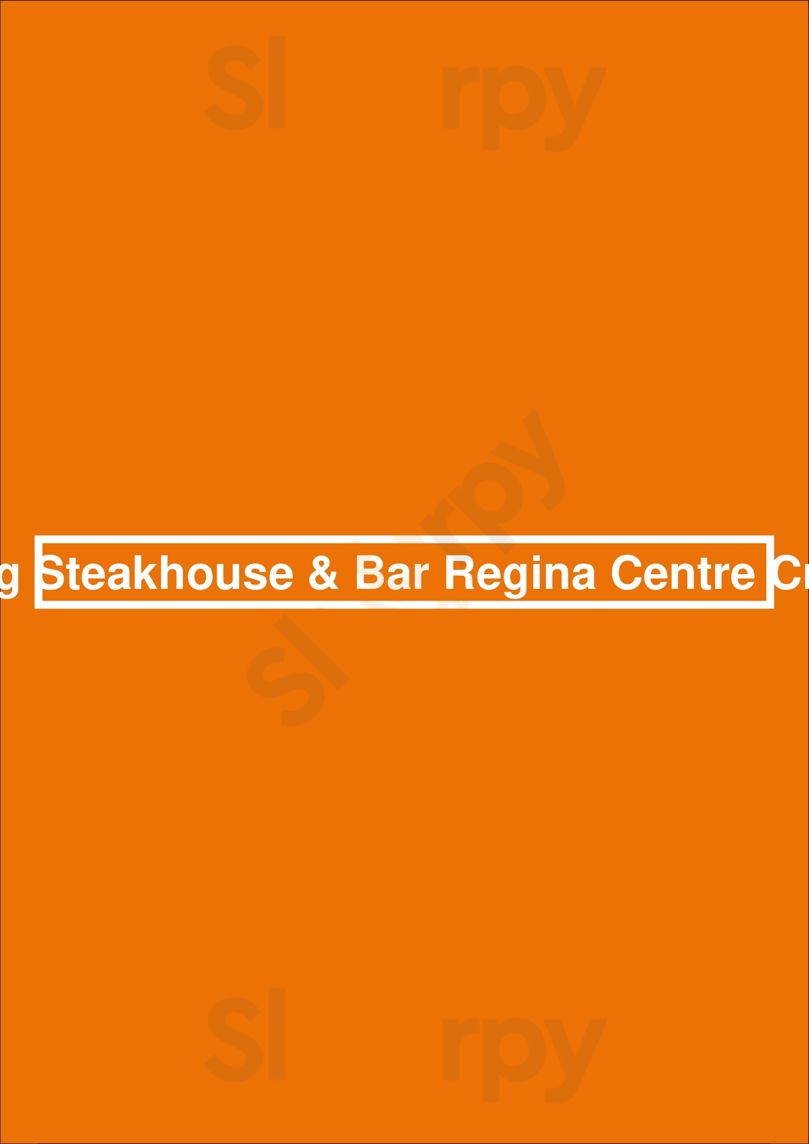 The Keg Steakhouse + Bar - Regina Centre Crossing Regina Menu - 1