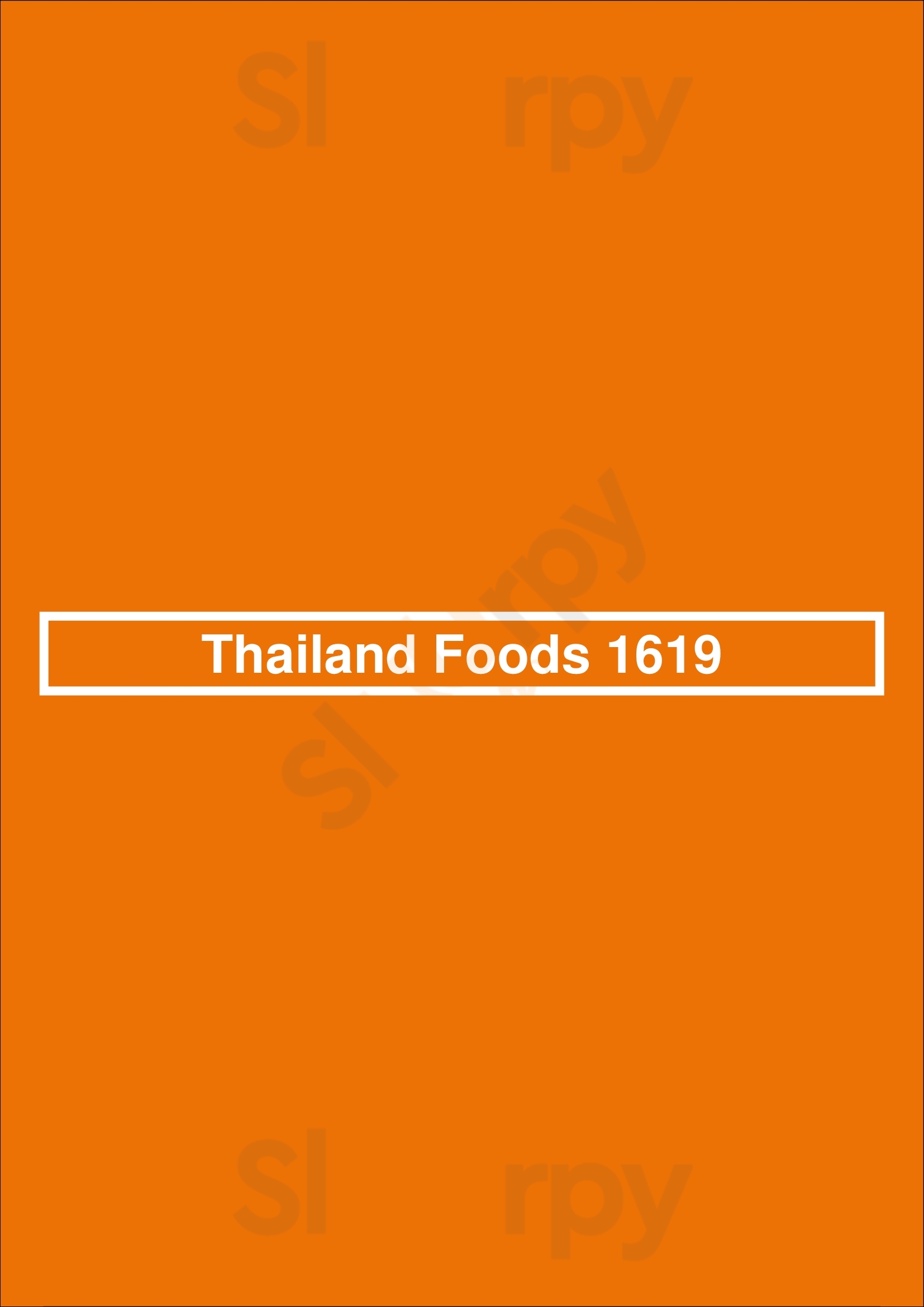 Thailand Foods 1619 Winnipeg Menu - 1