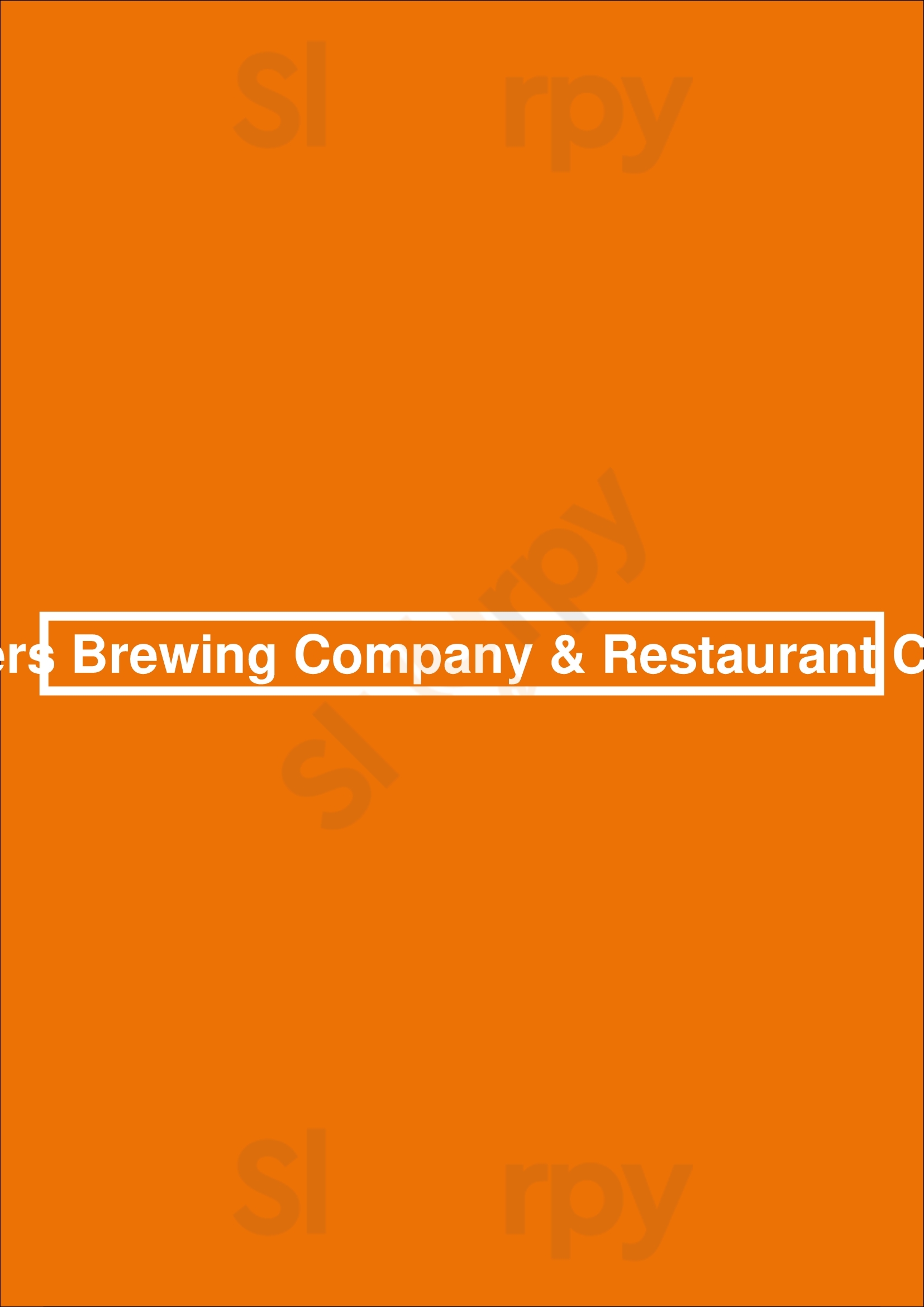 Brewsters Brewing Company & Restaurant Crowfoot Calgary Menu - 1