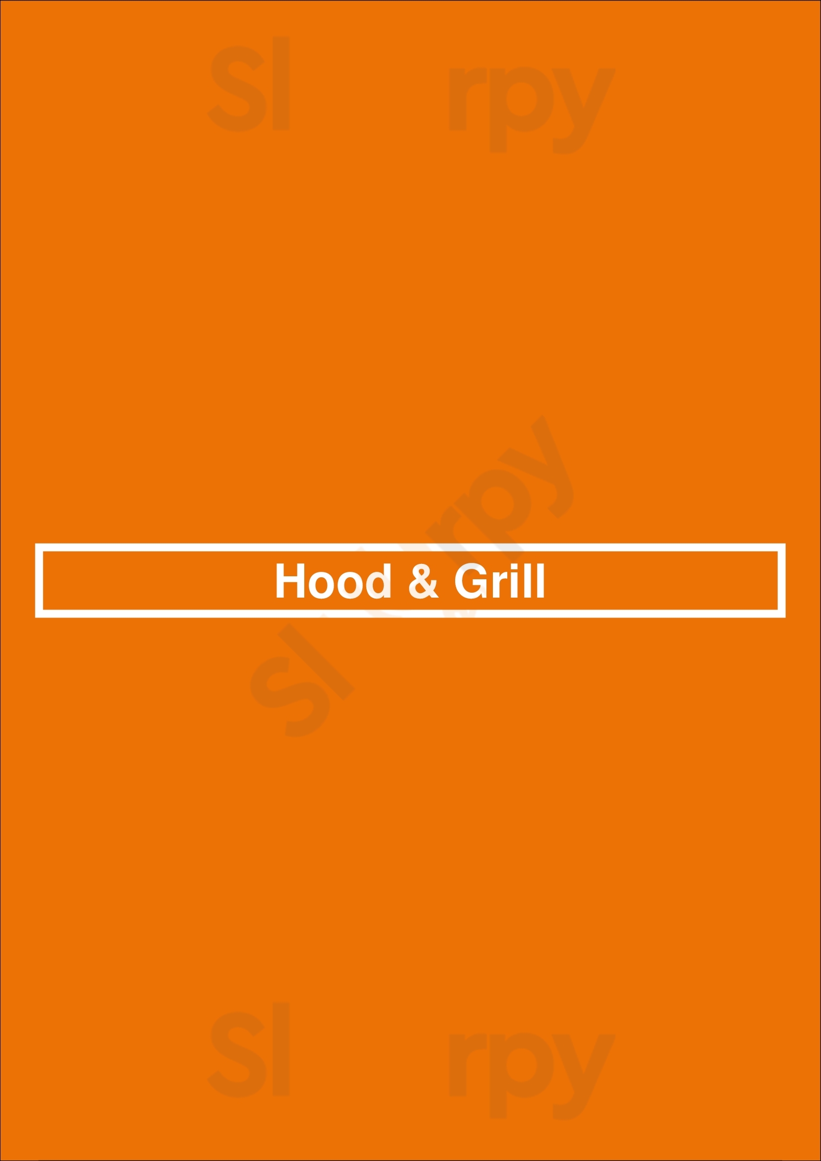 Hood & Grill Milton Menu - 1