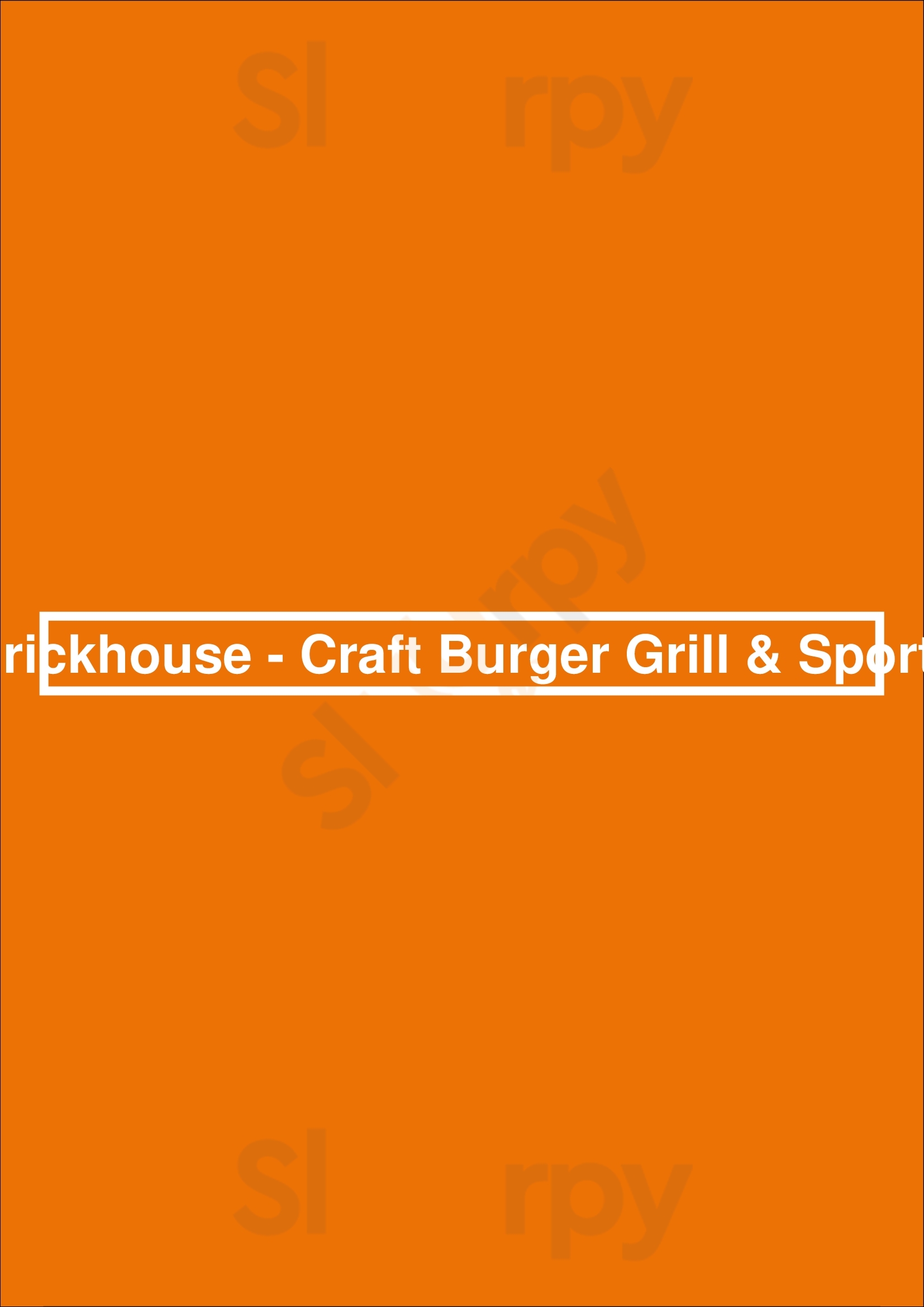 The Brickhouse - Craft Burger Grill & Sports Bar Peterborough Menu - 1