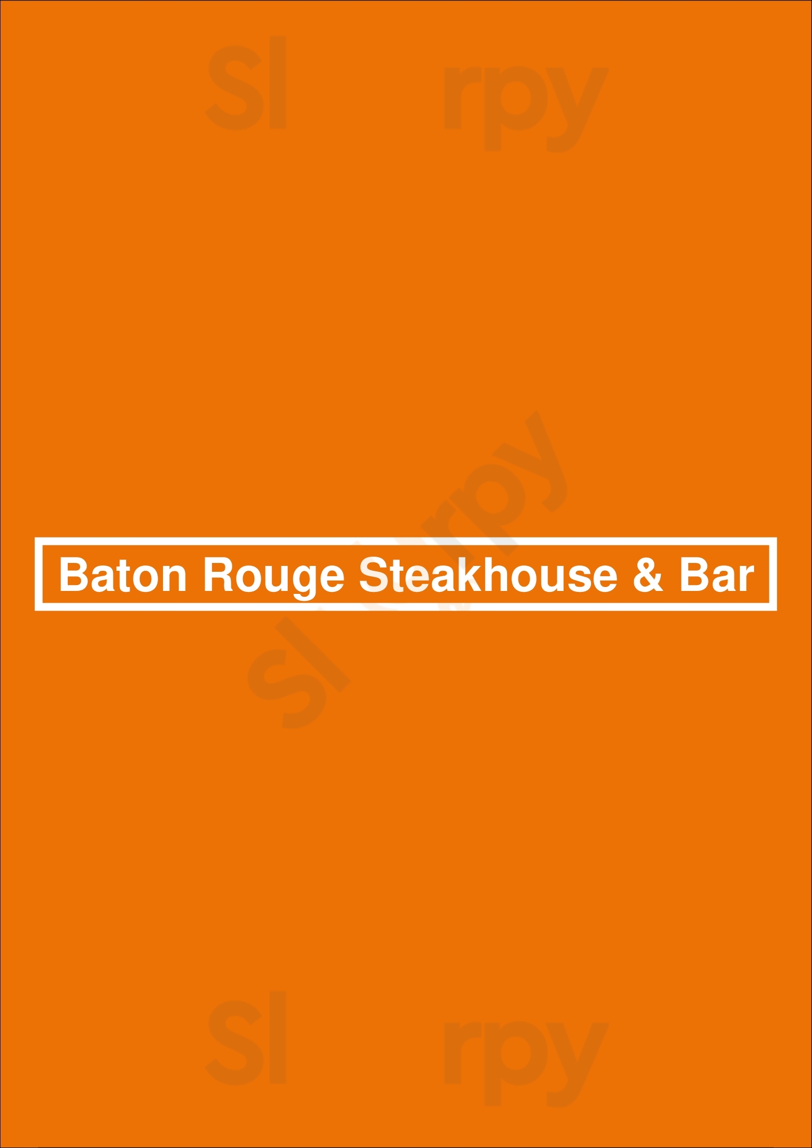 Baton Rouge Grillhouse & Bar Whitby Menu - 1