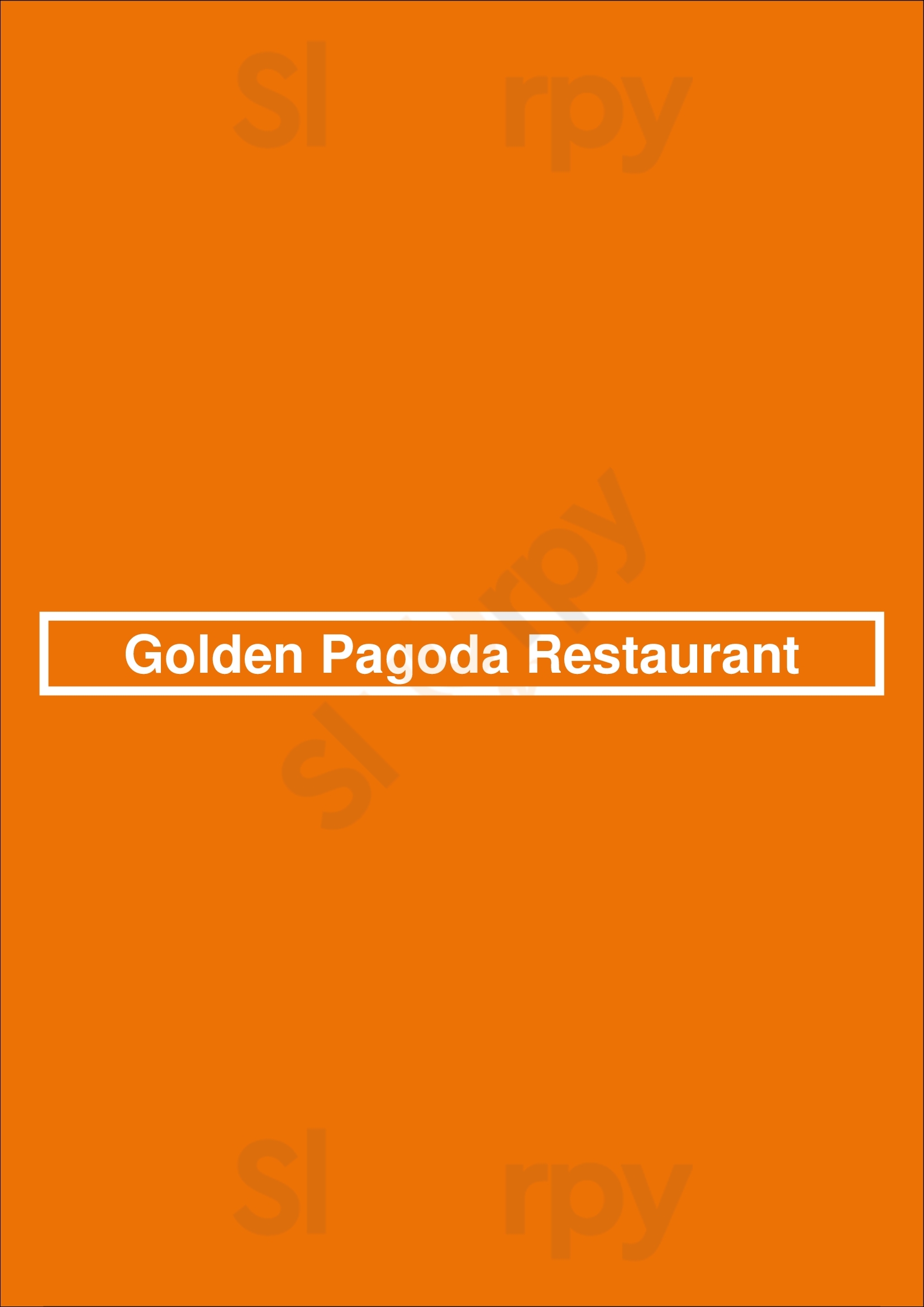 Golden Pagoda Restaurant Saskatoon Menu - 1