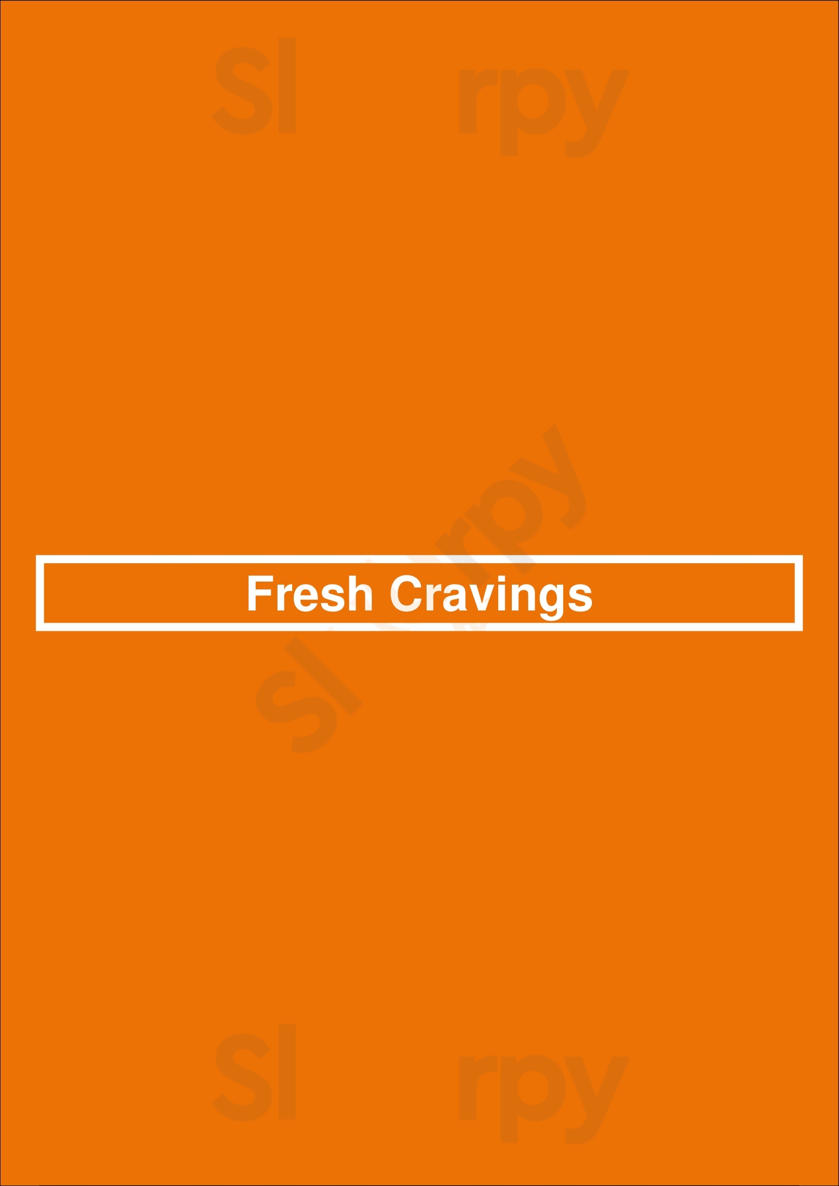 Fresh Cravings Delta Menu - 1