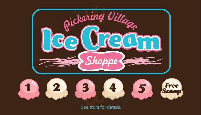 Pickering Village Ice Cream Shoppe Ajax Menu - 1