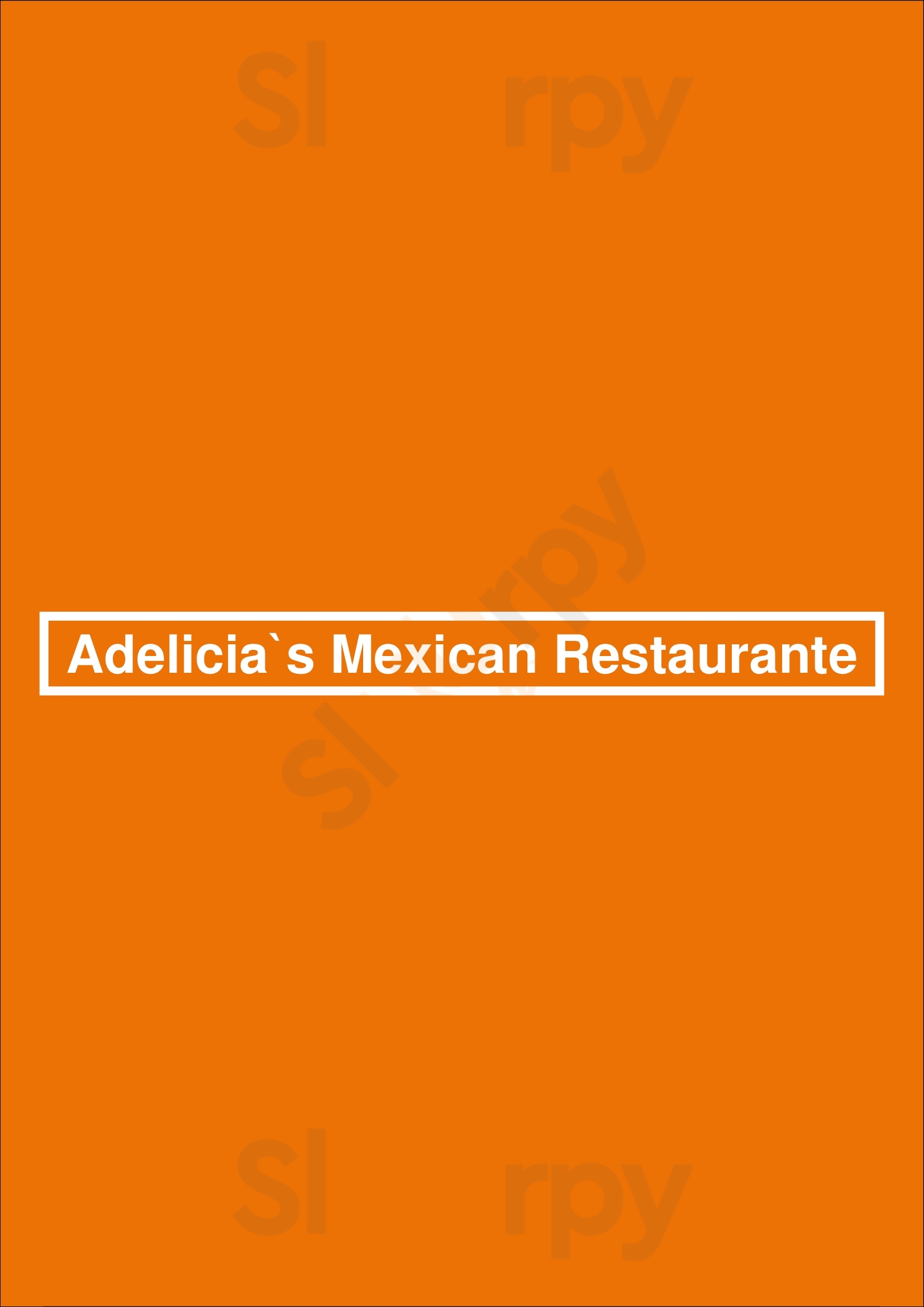 Adelicia`s Mexican Restaurante Langley Menu - 1