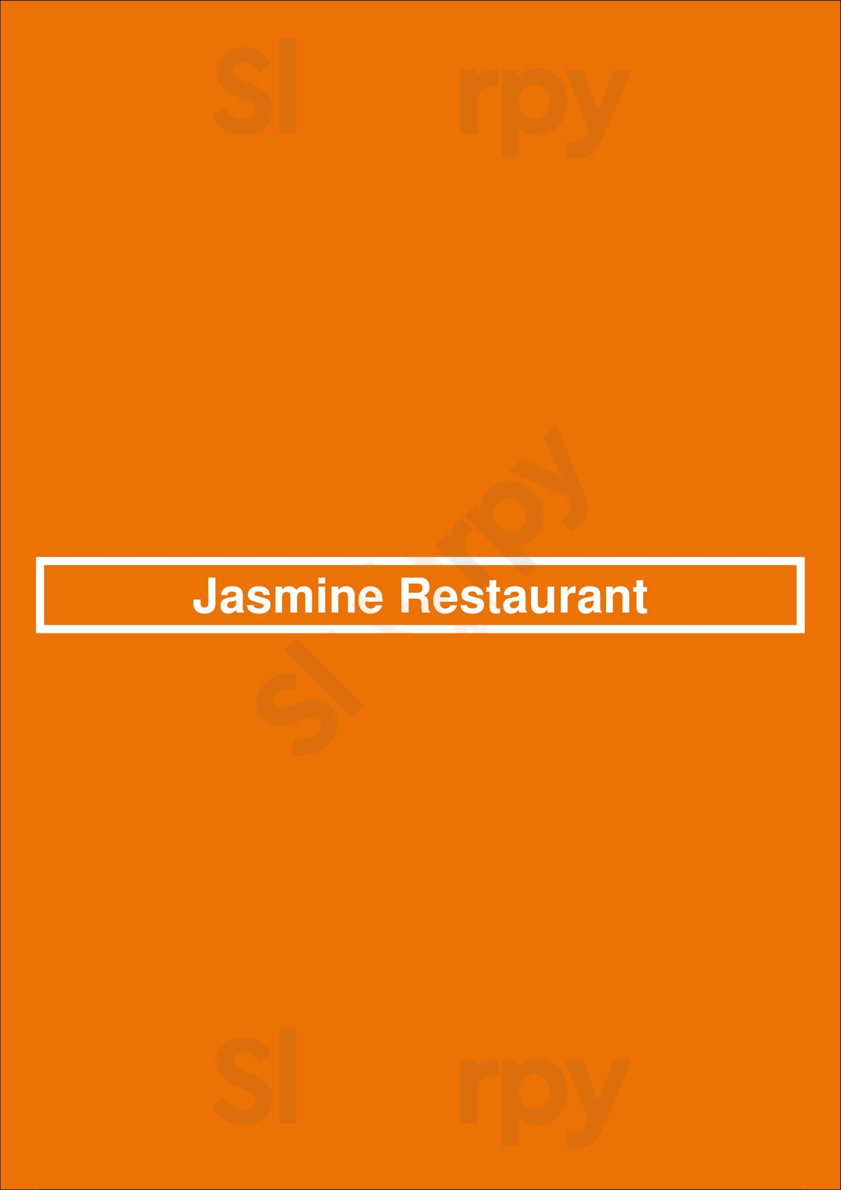 Jasmine Restaurant Saskatoon Menu - 1