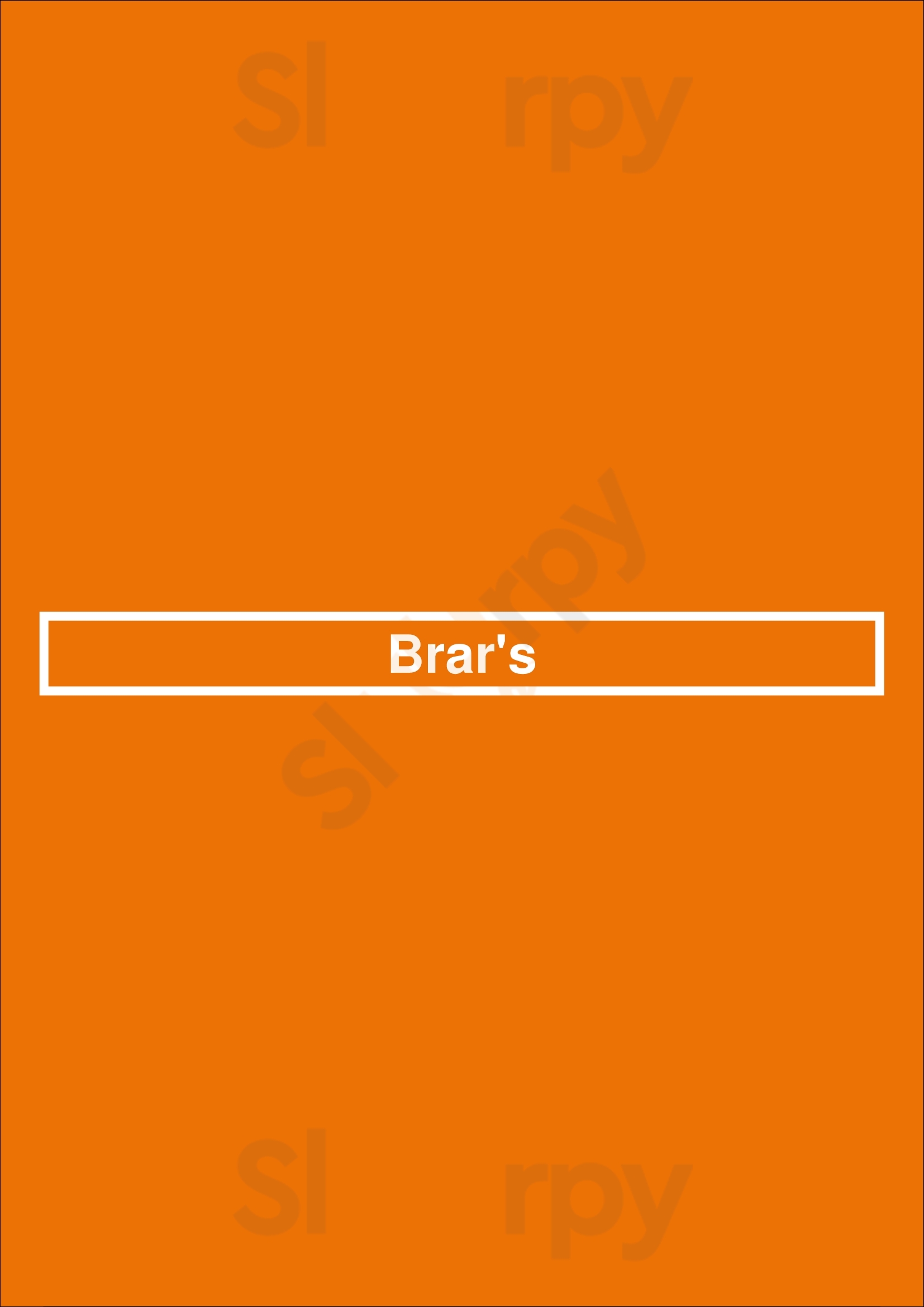 Brar's Brampton Menu - 1