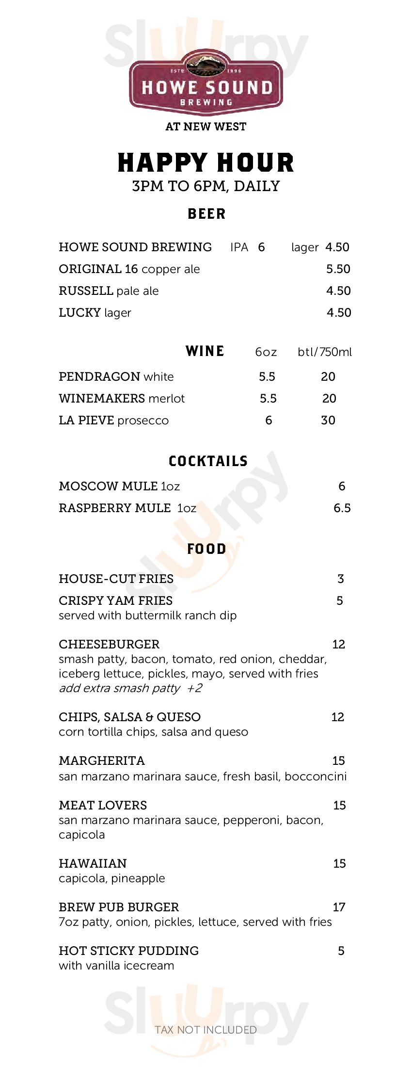 Met Bar And Grill New Westminster Menu - 1