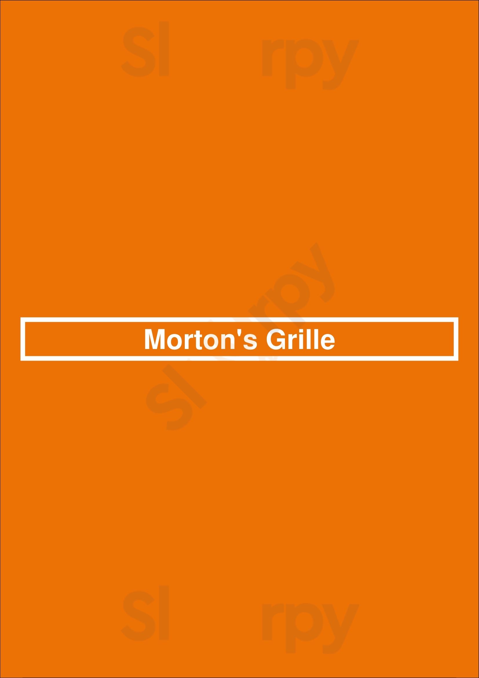 Morton's Grille Niagara Falls Menu - 1