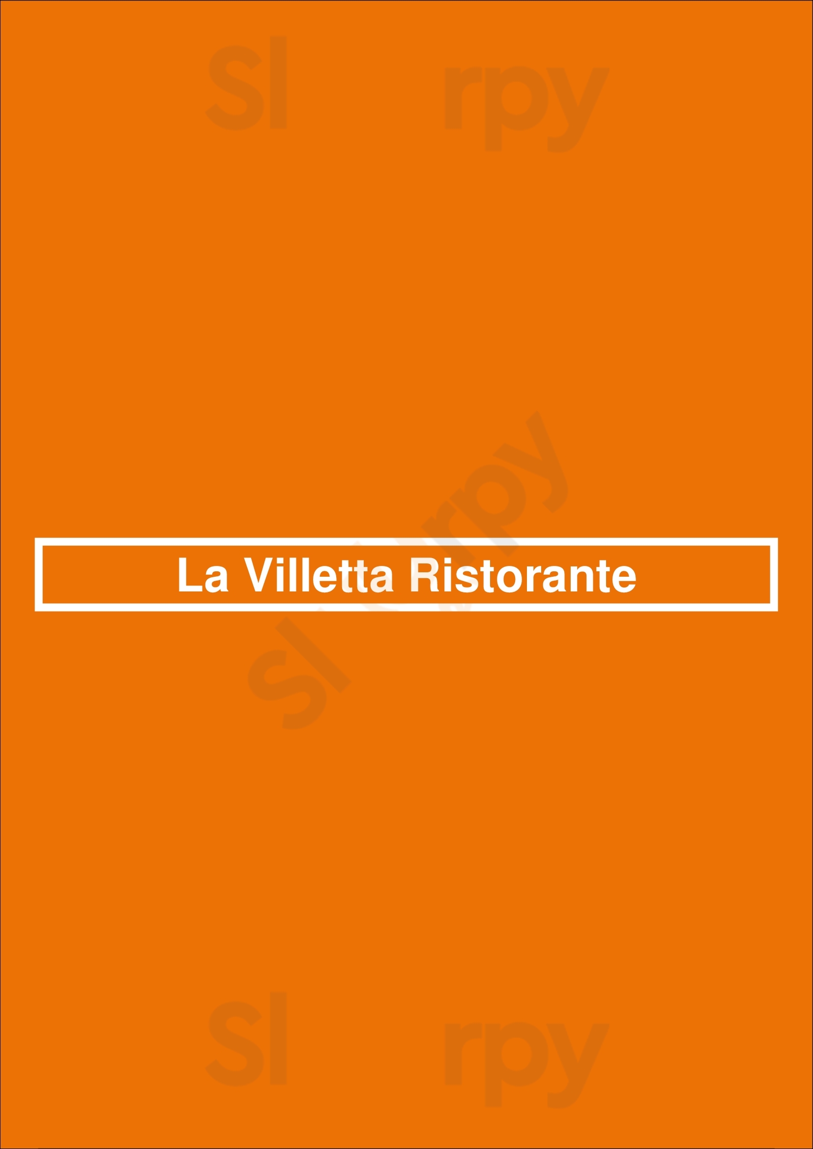 La Villetta Ristorante Burnaby Menu - 1