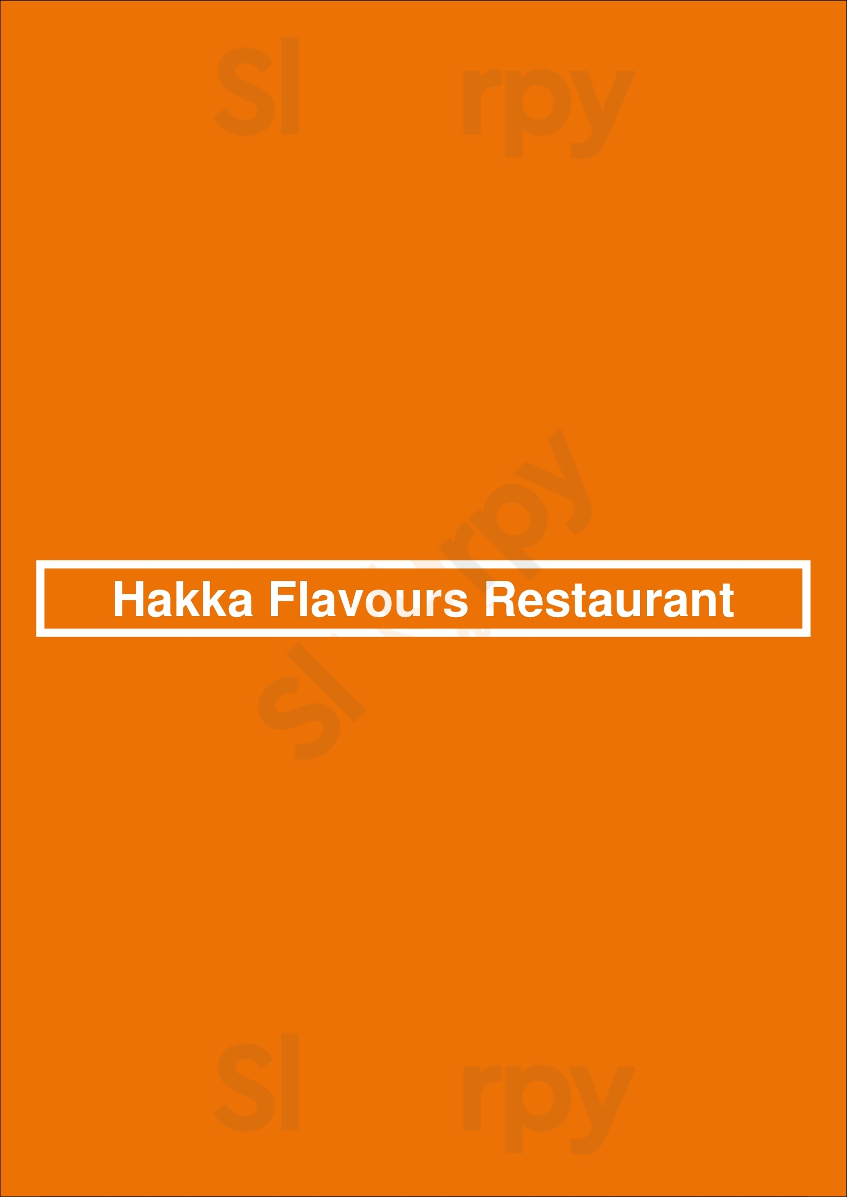 Hakka Flavours Restaurant Brampton Menu - 1