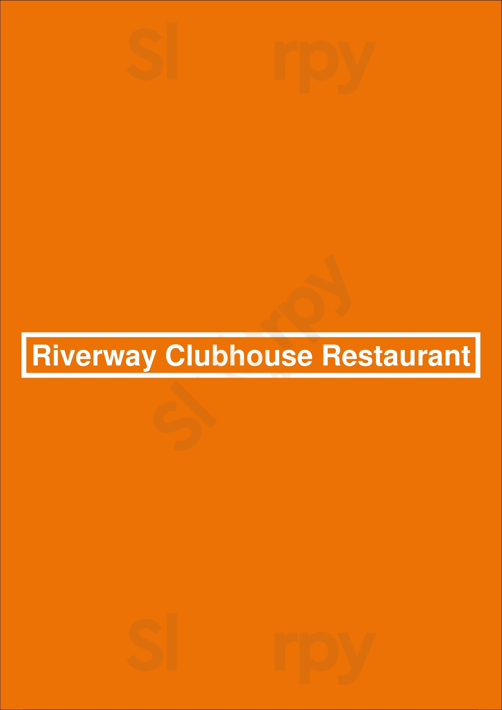 Riverway Clubhouse Restaurant Burnaby Menu - 1