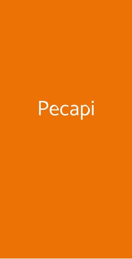 Pecapi, Jesi