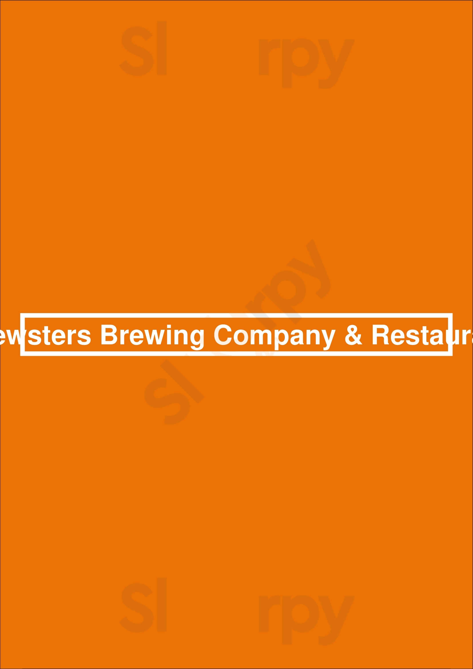 Brewsters Brewing Company & Restaurant Airdrie Menu - 1