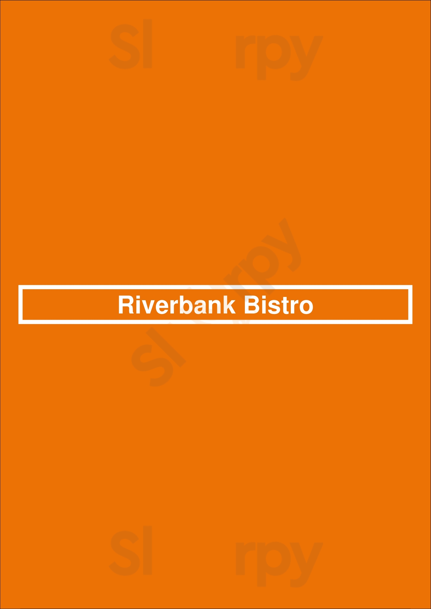 Riverbank Bistro St. Albert Menu - 1