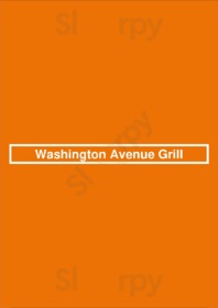 Washington Avenue Grill menu