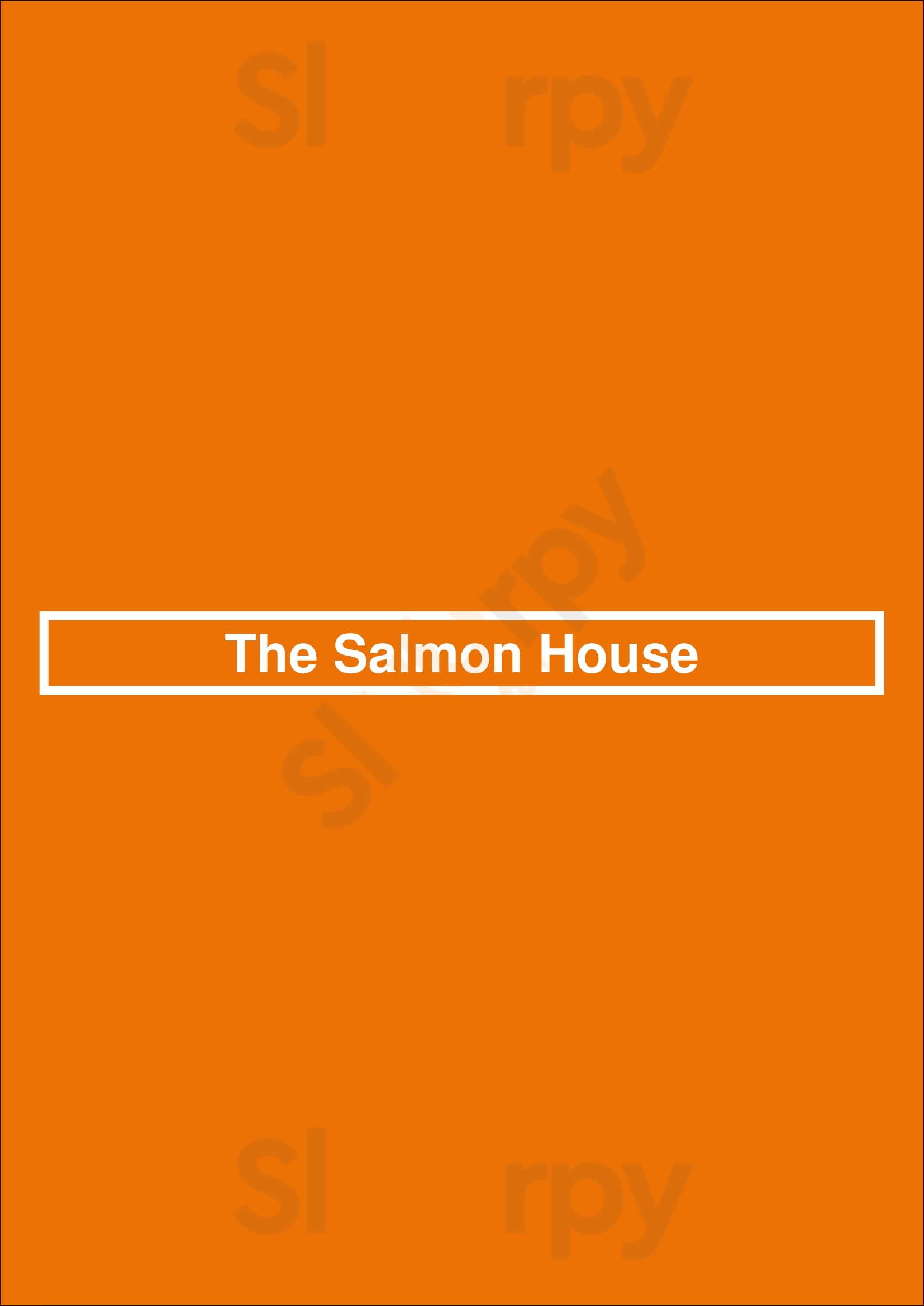 The Salmon House West Vancouver Menu - 1