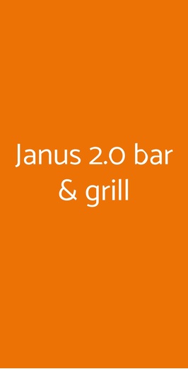 Janus 2.0 Bar & Grill, Fabriano