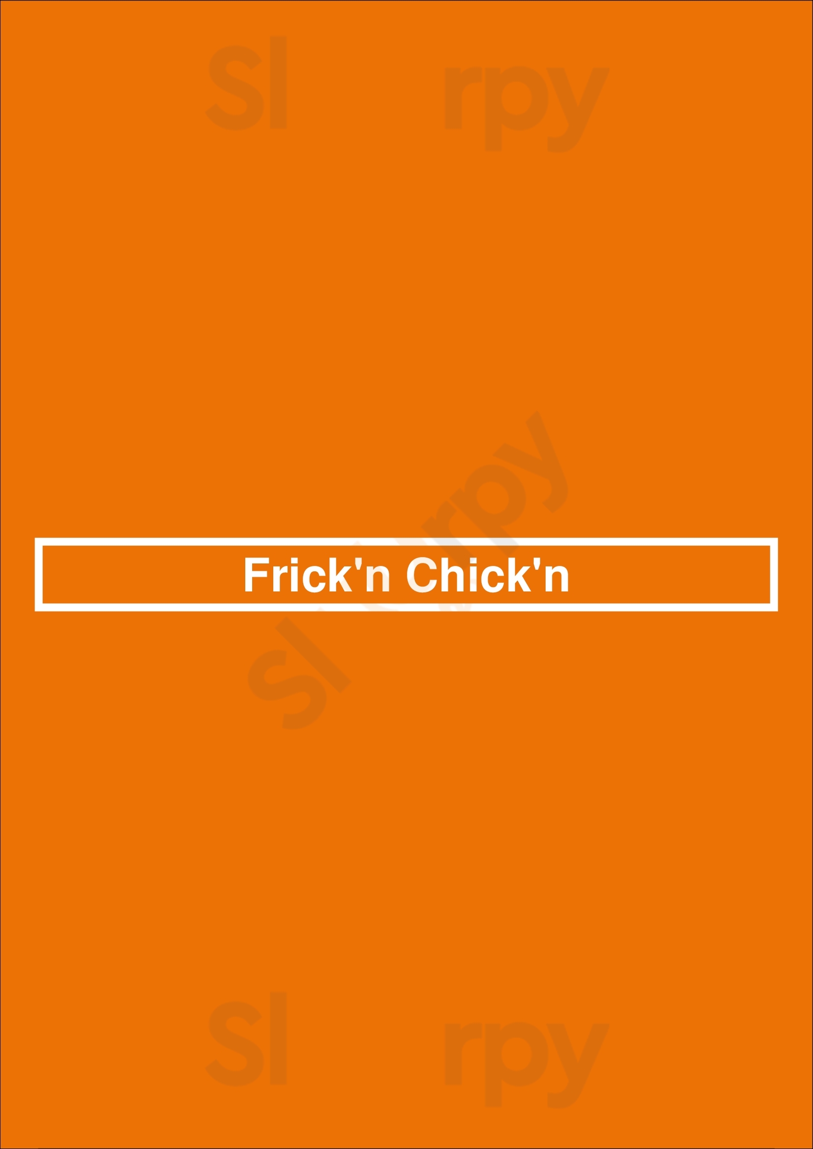 Frick'n Chick'n Edmonton Menu - 1