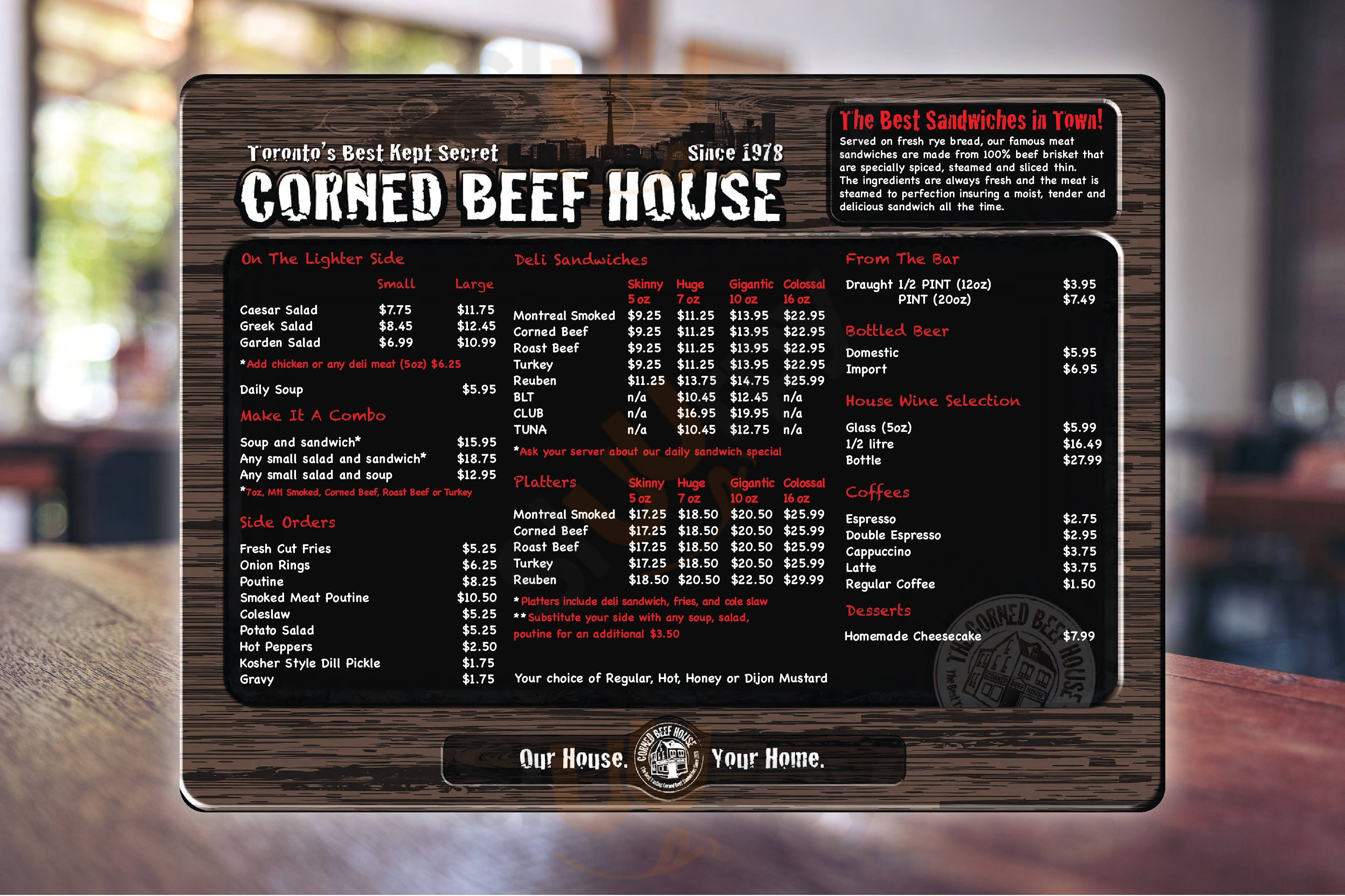 Corned Beef House Aurora Aurora Menu - 1