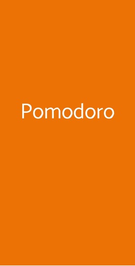 Pomodoro, Senigallia