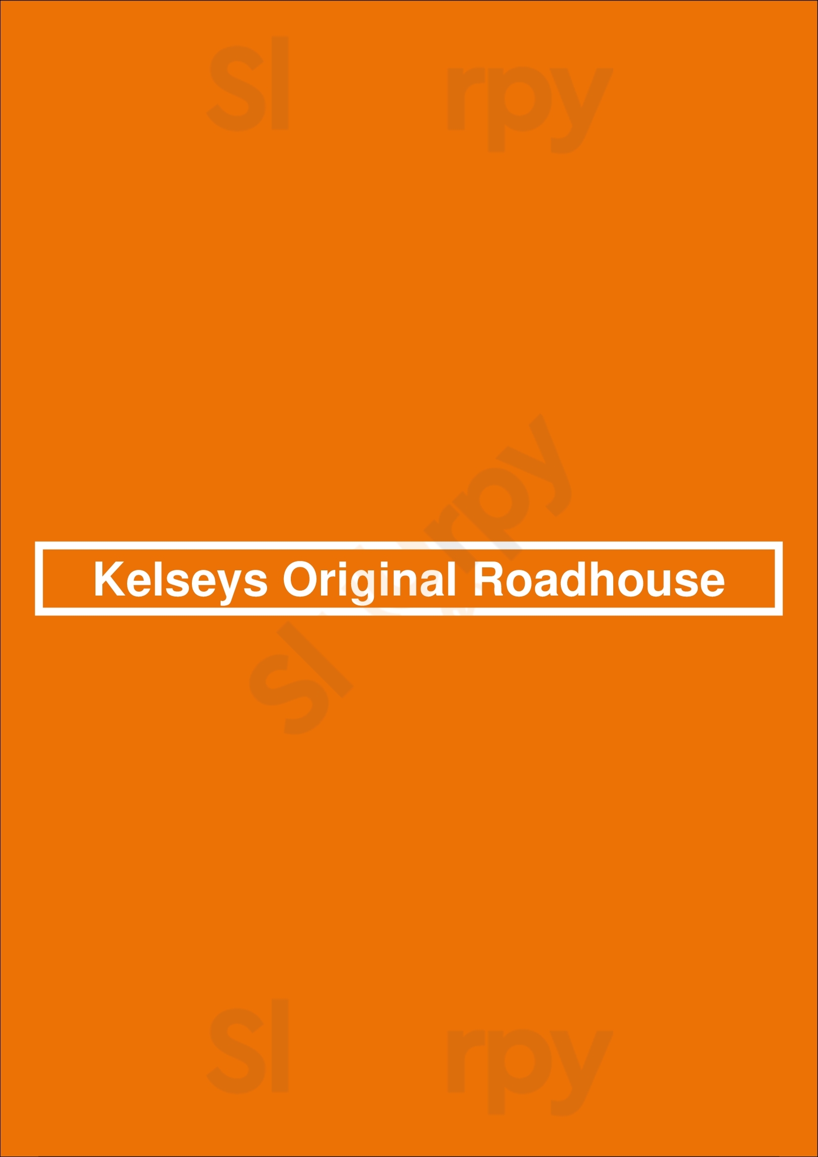 Kelseys Original Roadhouse Aurora Menu - 1