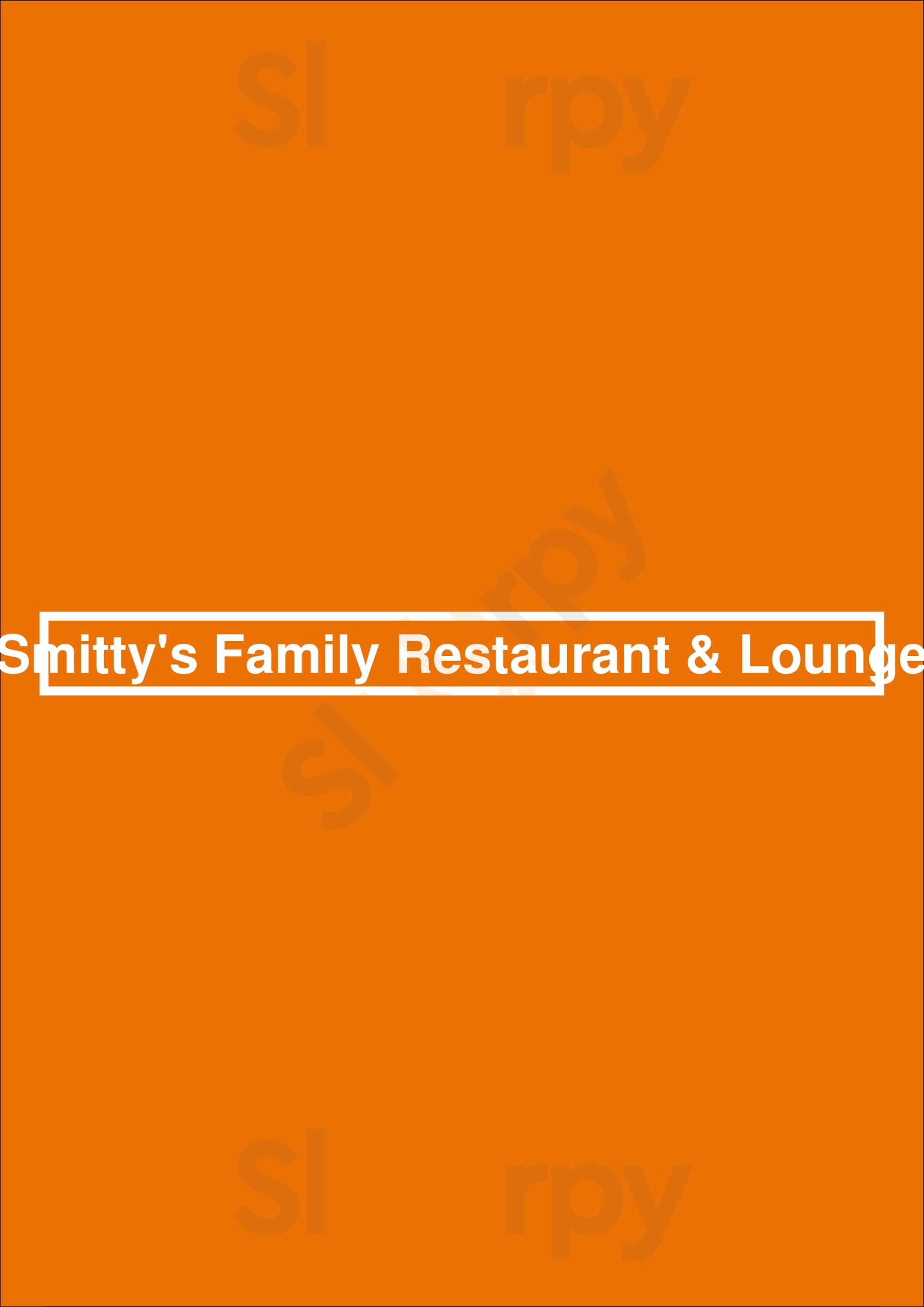 Smitty's Restaurant & Lounge St. James Winnipeg Menu - 1