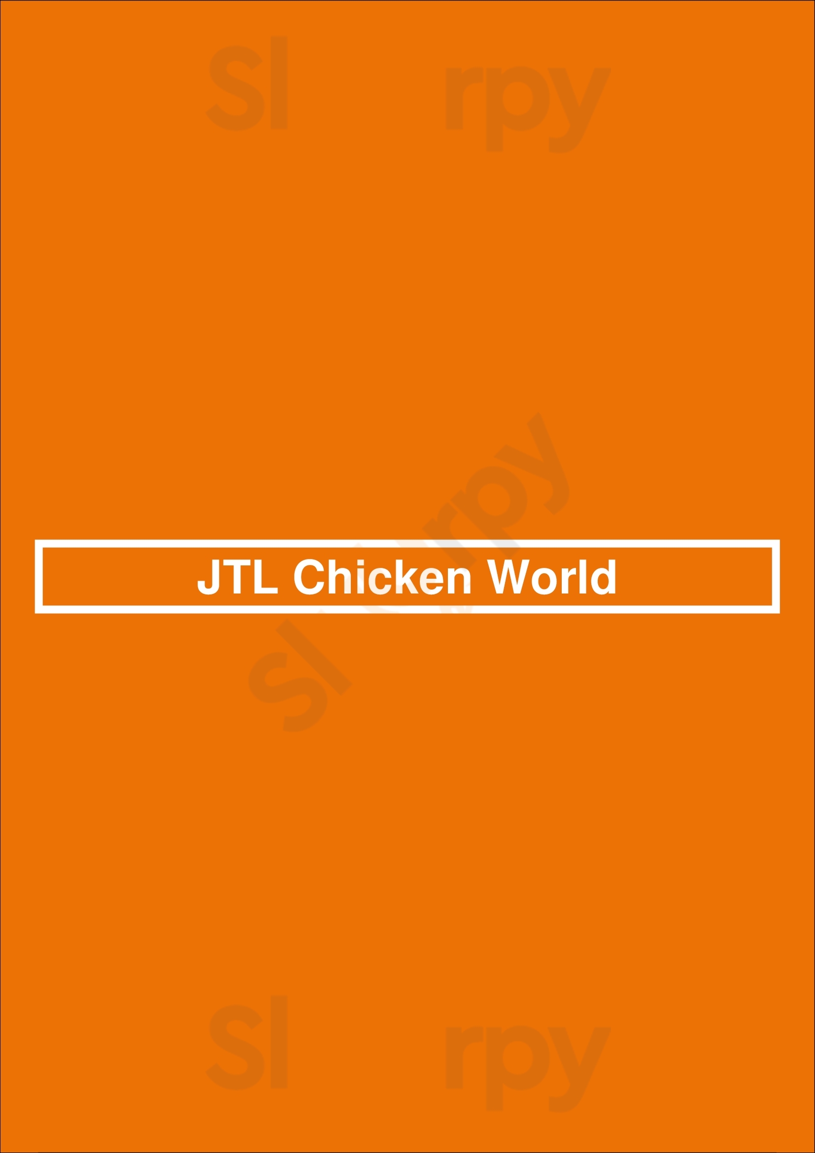 Jtl Chicken World Coquitlam Menu - 1