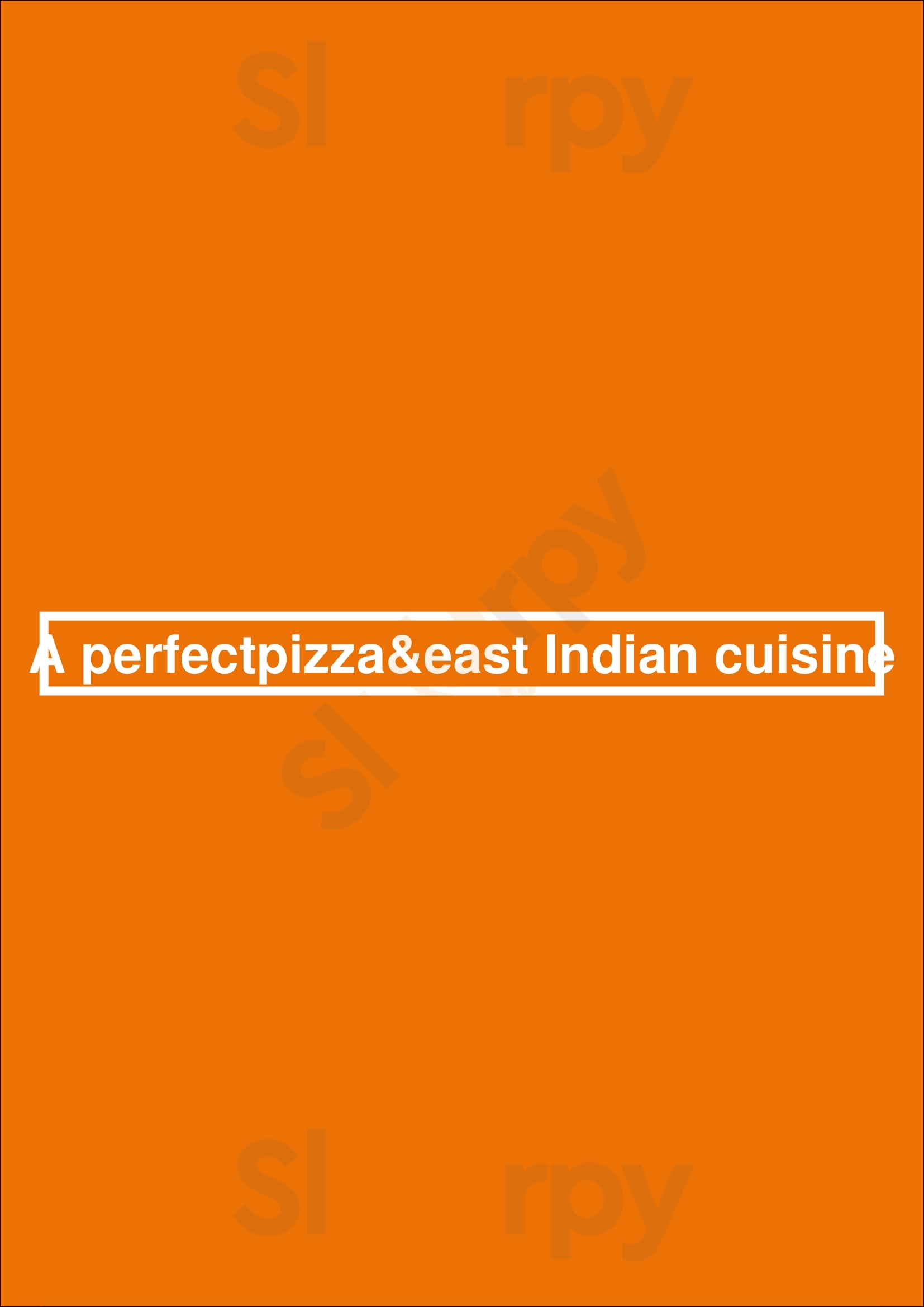 A Perfectpizza&east Indian Cuisine Airdrie Menu - 1