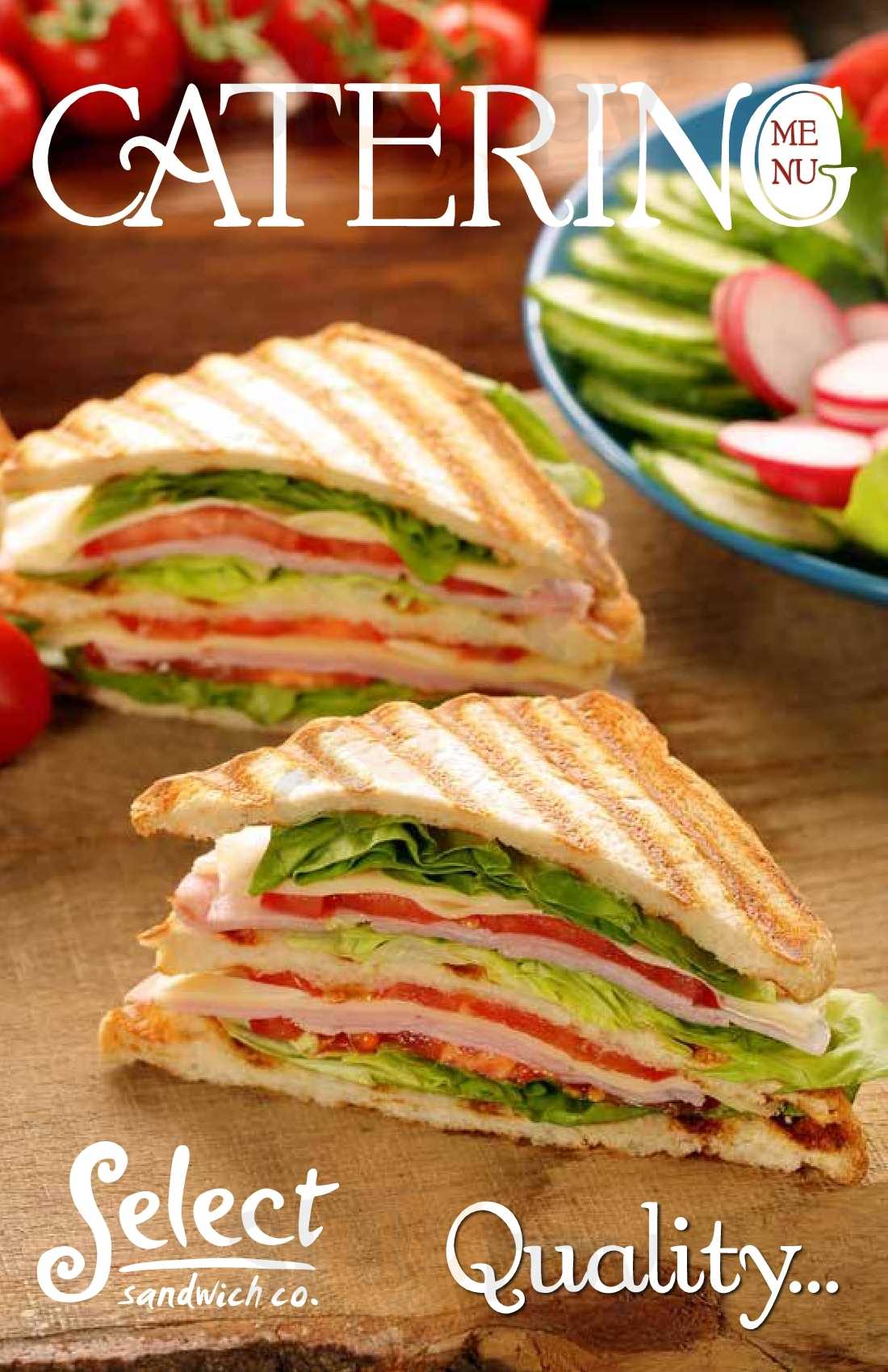 Select Sandwich Mississauga Menu - 1