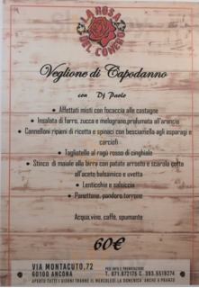 Menu capodanno 2018 2019