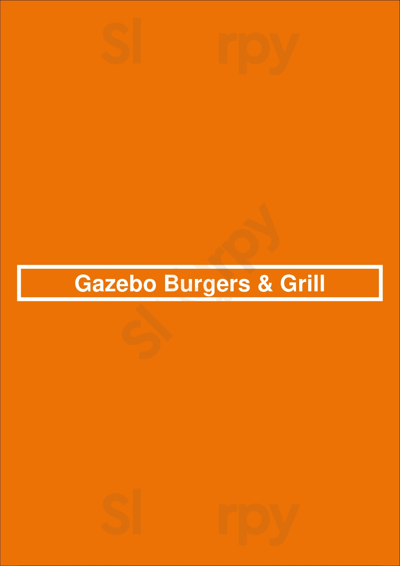 Gazebo Burgers & Grill Oakville Menu - 1