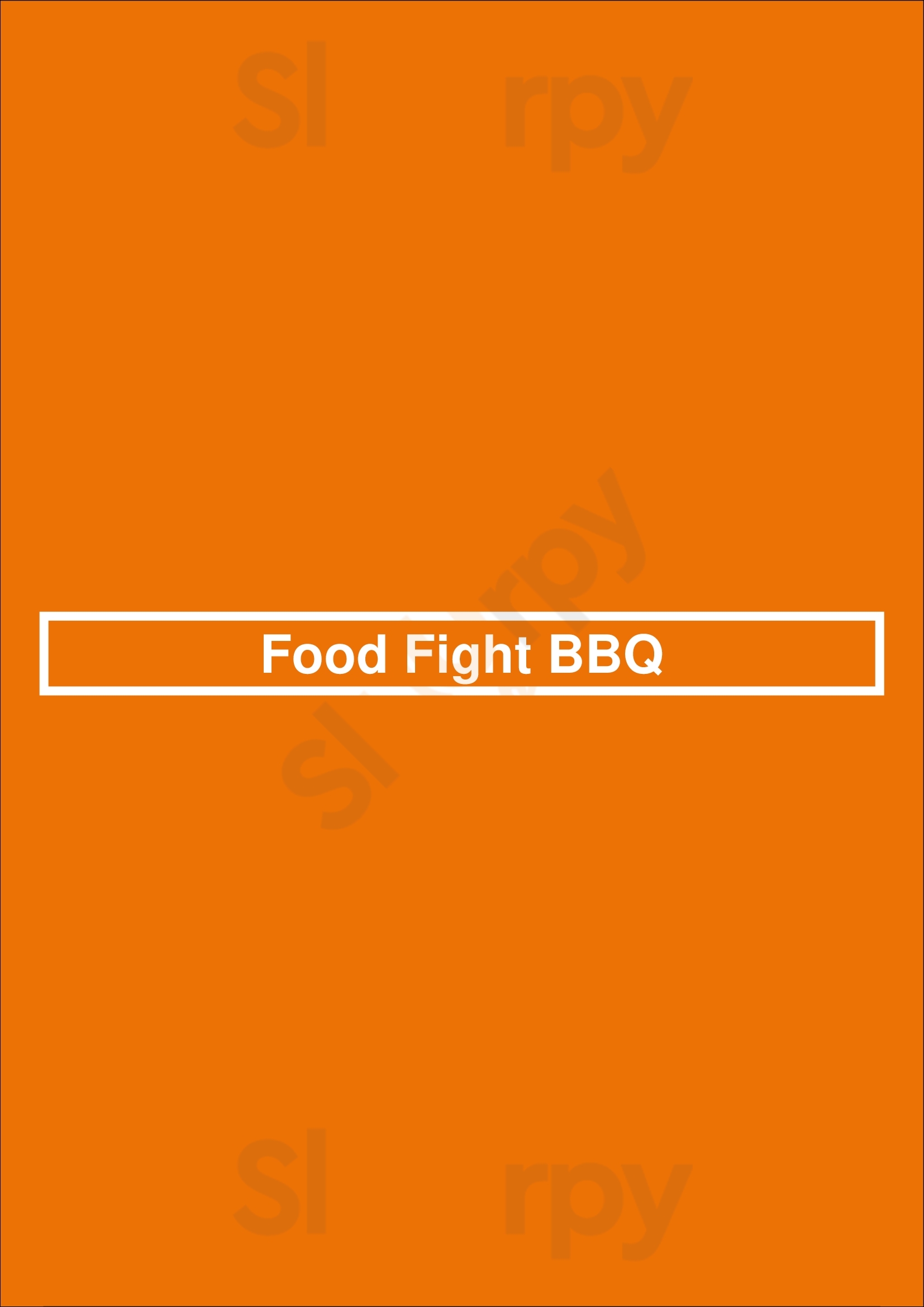 Food Fight Bbq Brampton Menu - 1