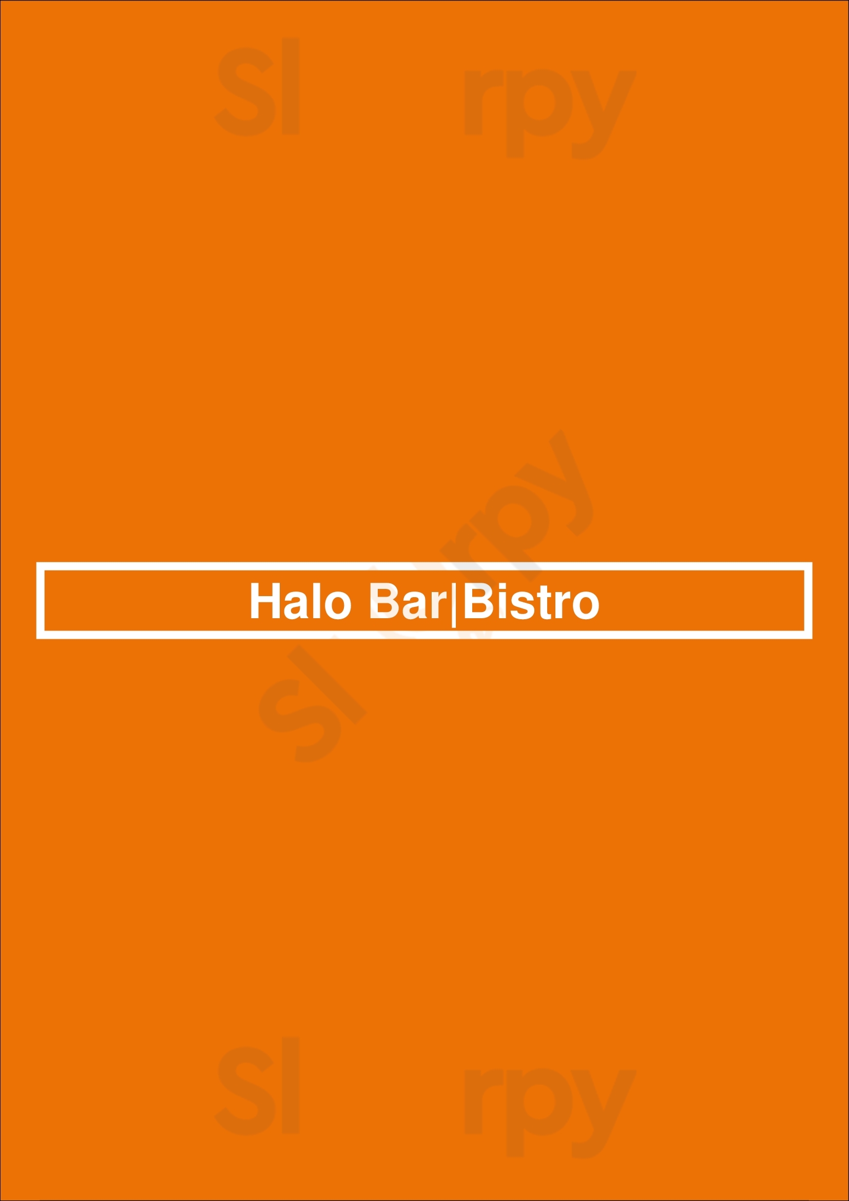 Halo Bar|bistro Leduc Menu - 1