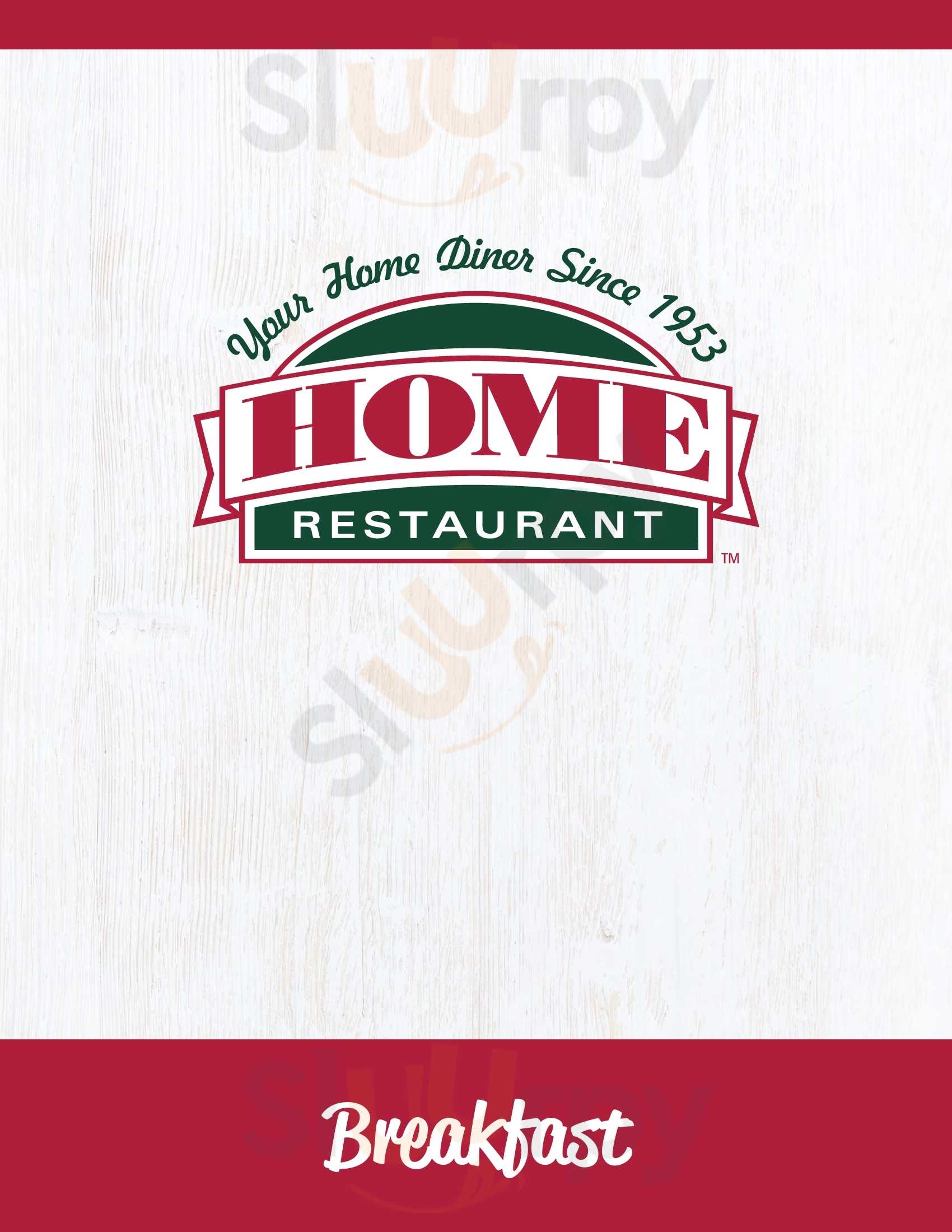 Home Restaurant Salmon Arm Menu - 1