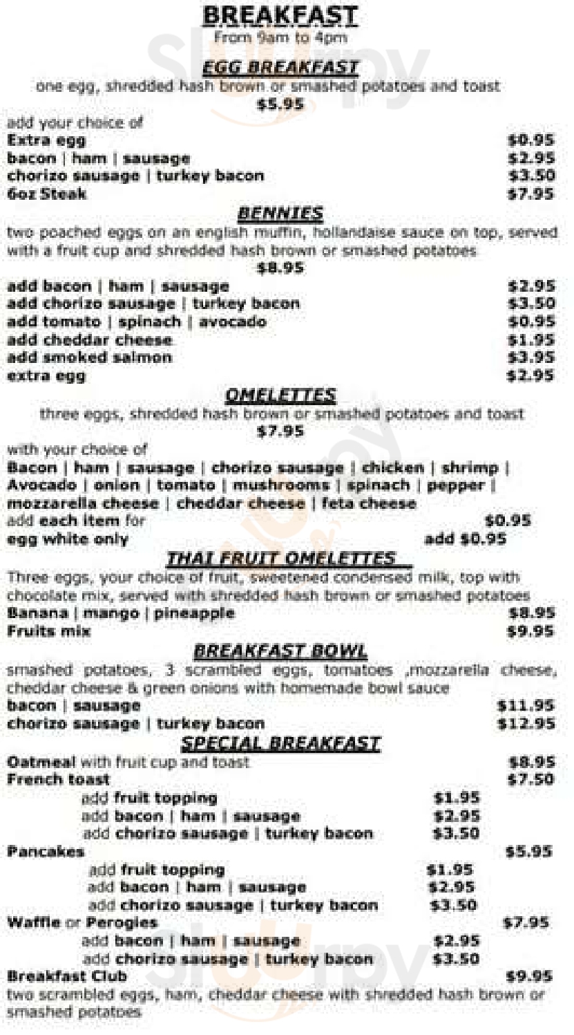 506 All Day Grill Whitehorse Menu - 1