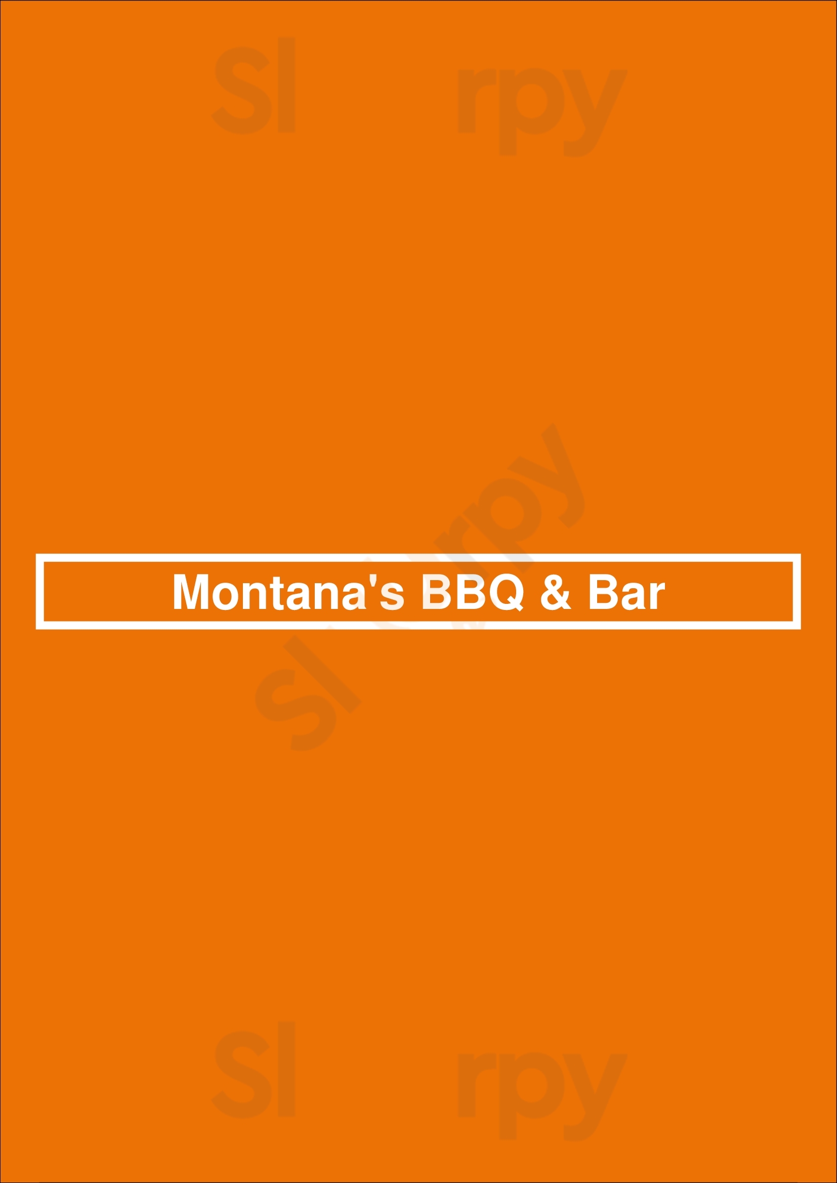 Montana's Bowmanville Menu - 1