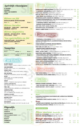 Resto Janick Cuisine Du Marche menu